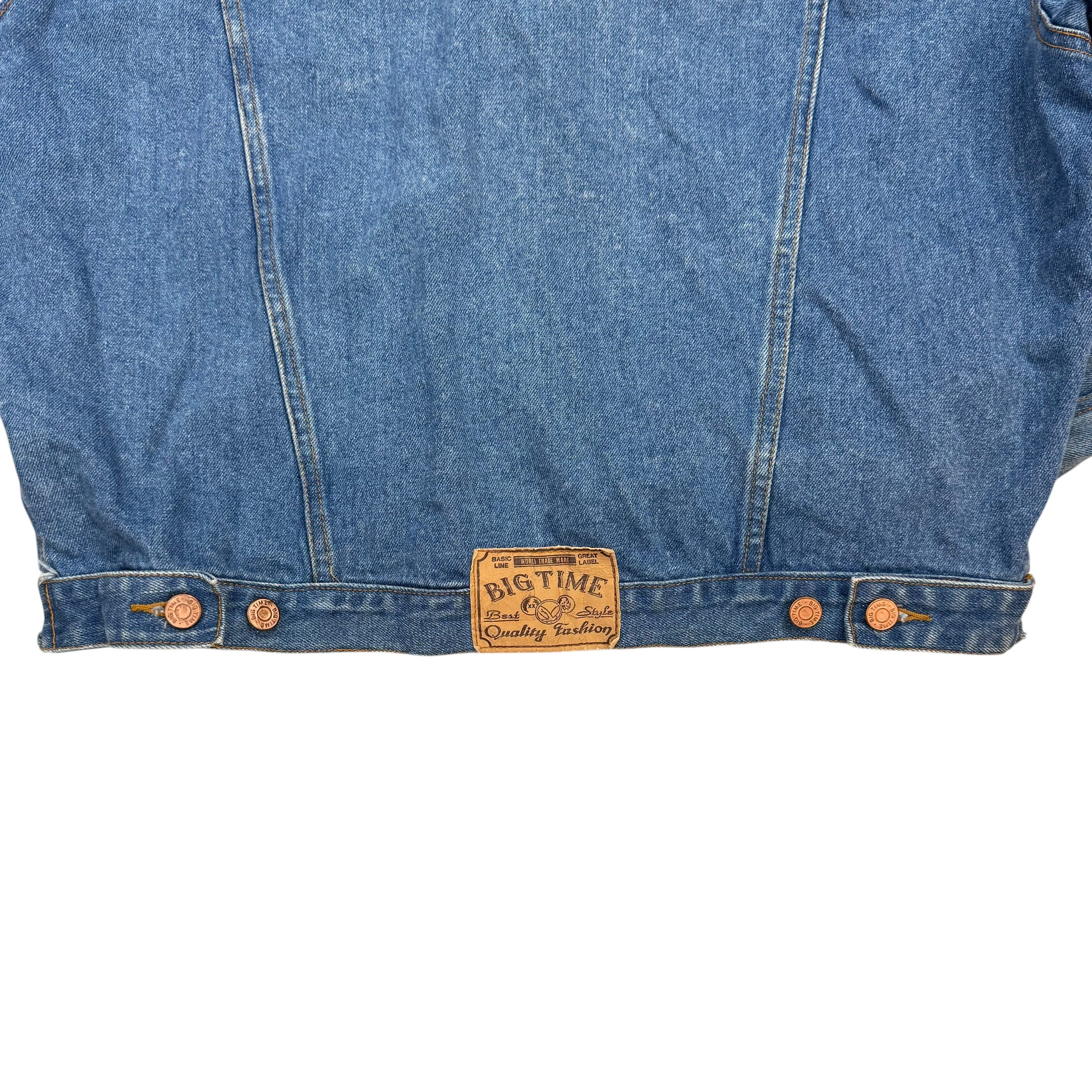 Vintage Big Time Denim Jacket Dark Wash