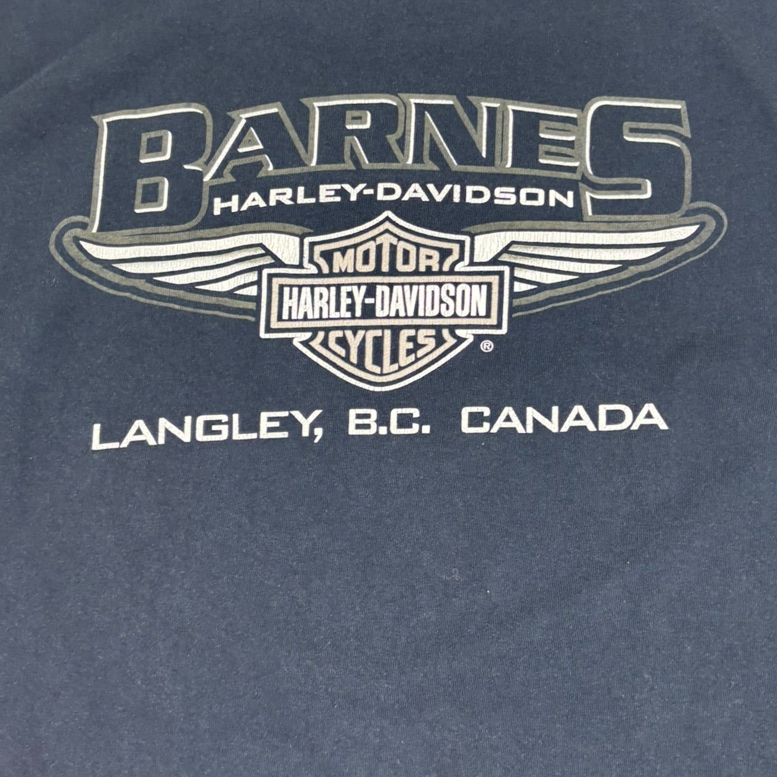 2005 Harley Davidson of Langley, BC Skull Longsleeve Black