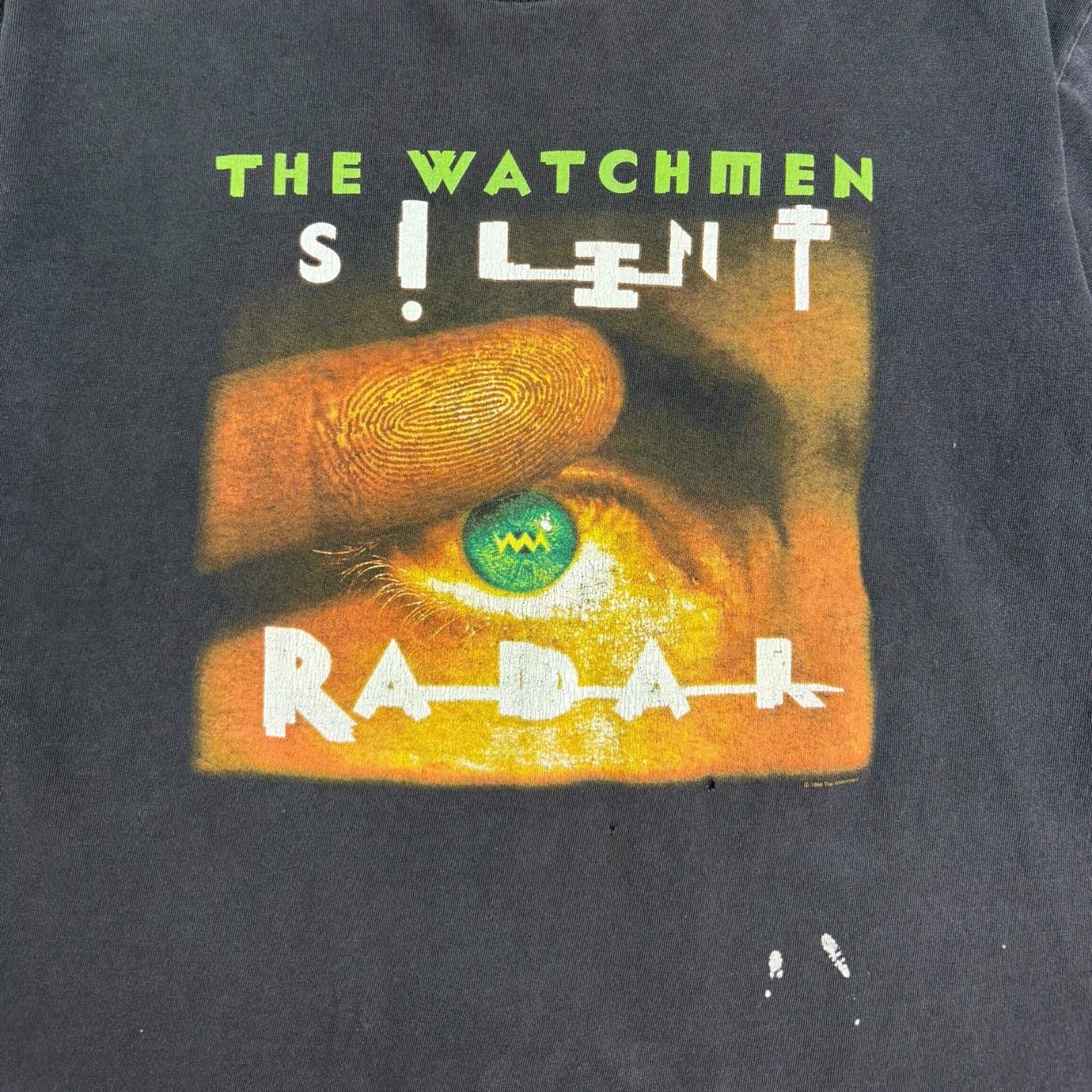 Vintage The Watchmen Silent Radar T-Shirt Black