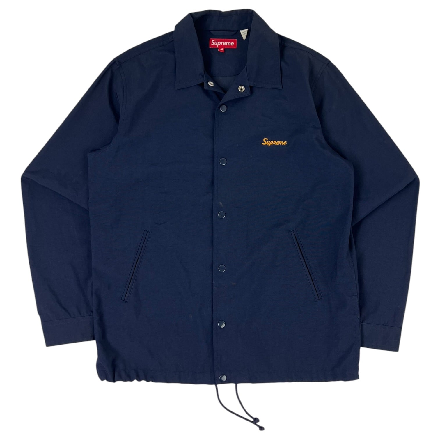 Supreme NYC Twill Coaches Jacket Navy