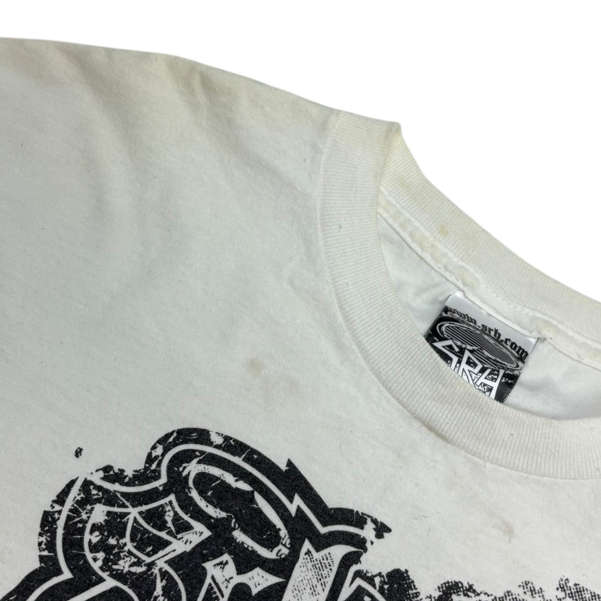 Vintage Y2K SRH Skull Graffiti T-Shirt