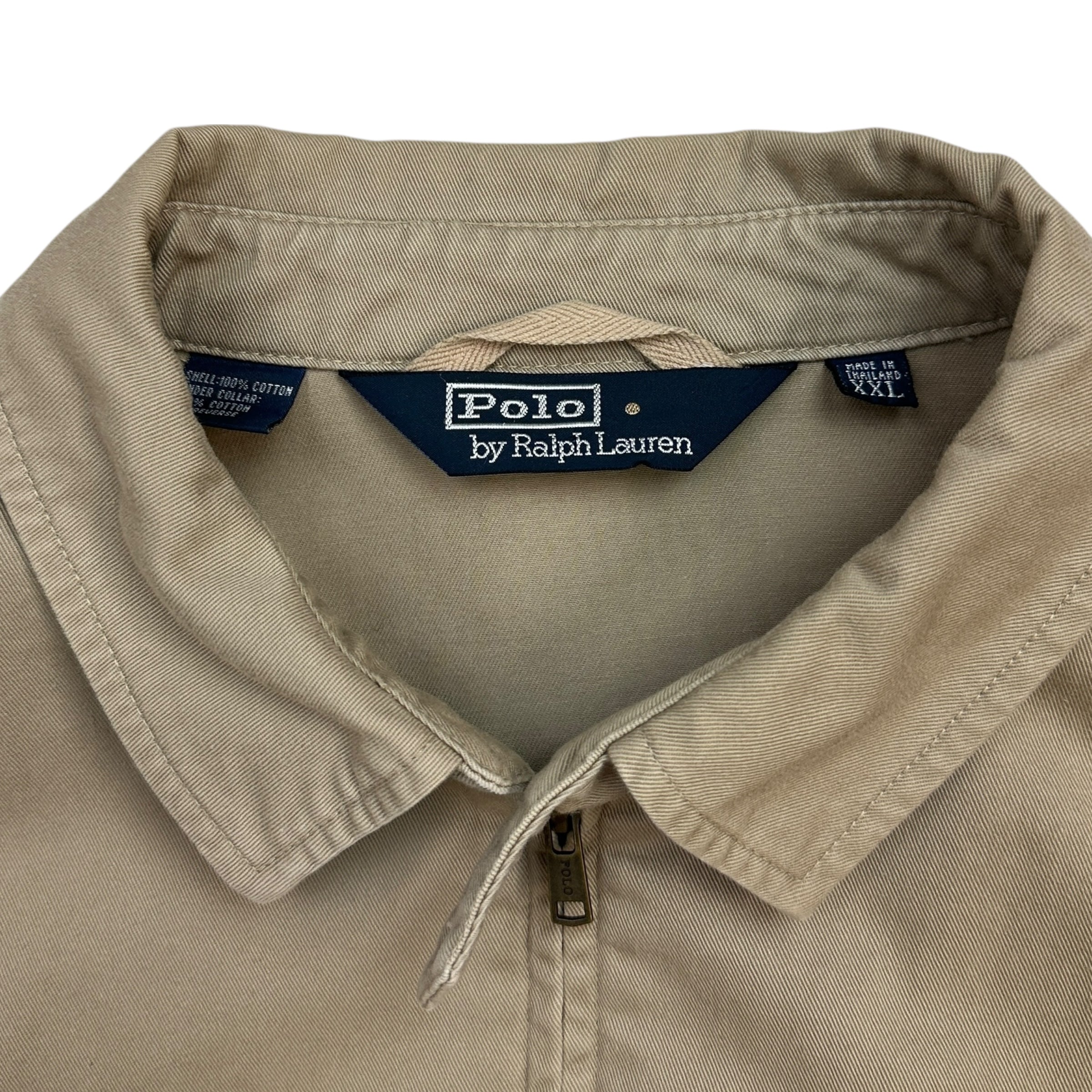 Vintage Polo Ralph Lauren Harrington Jacket Tan