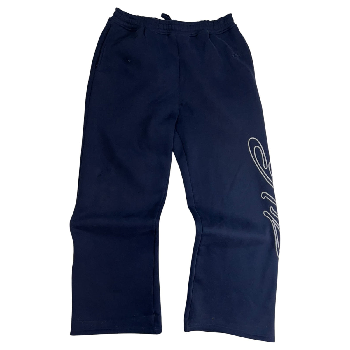 4YE Signature Wide Pant Navy