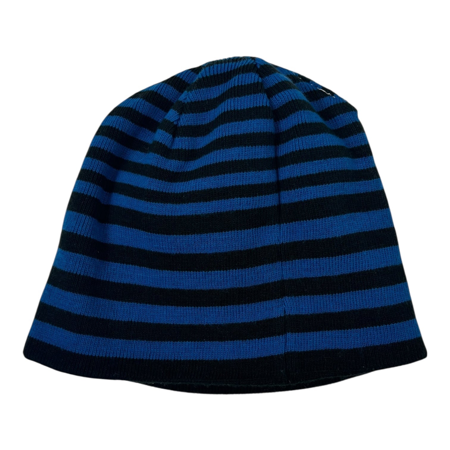 Vintage Y2K Eddie Bauer Striped Skullcap Blue