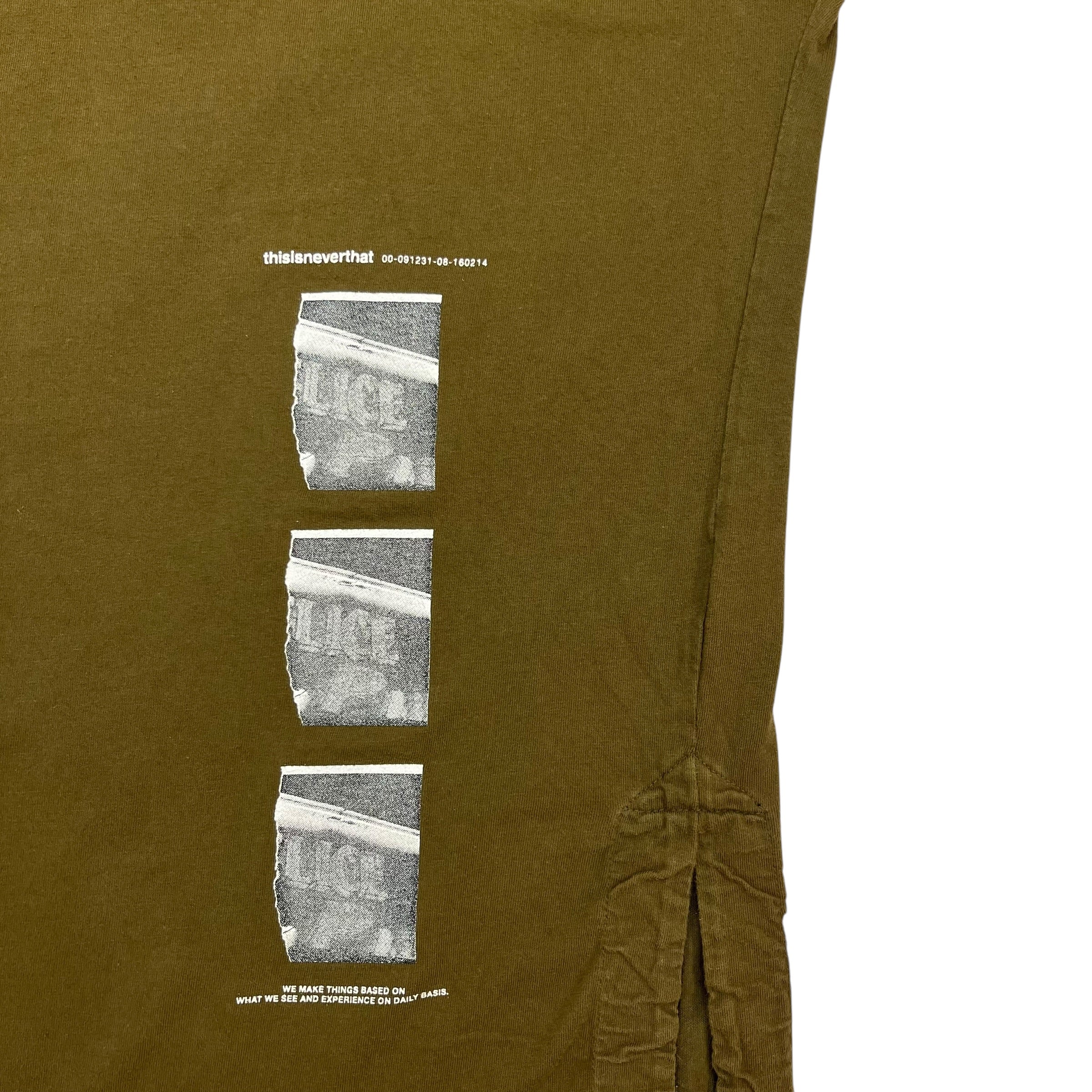 thisisneverthat Photo Tee Olive