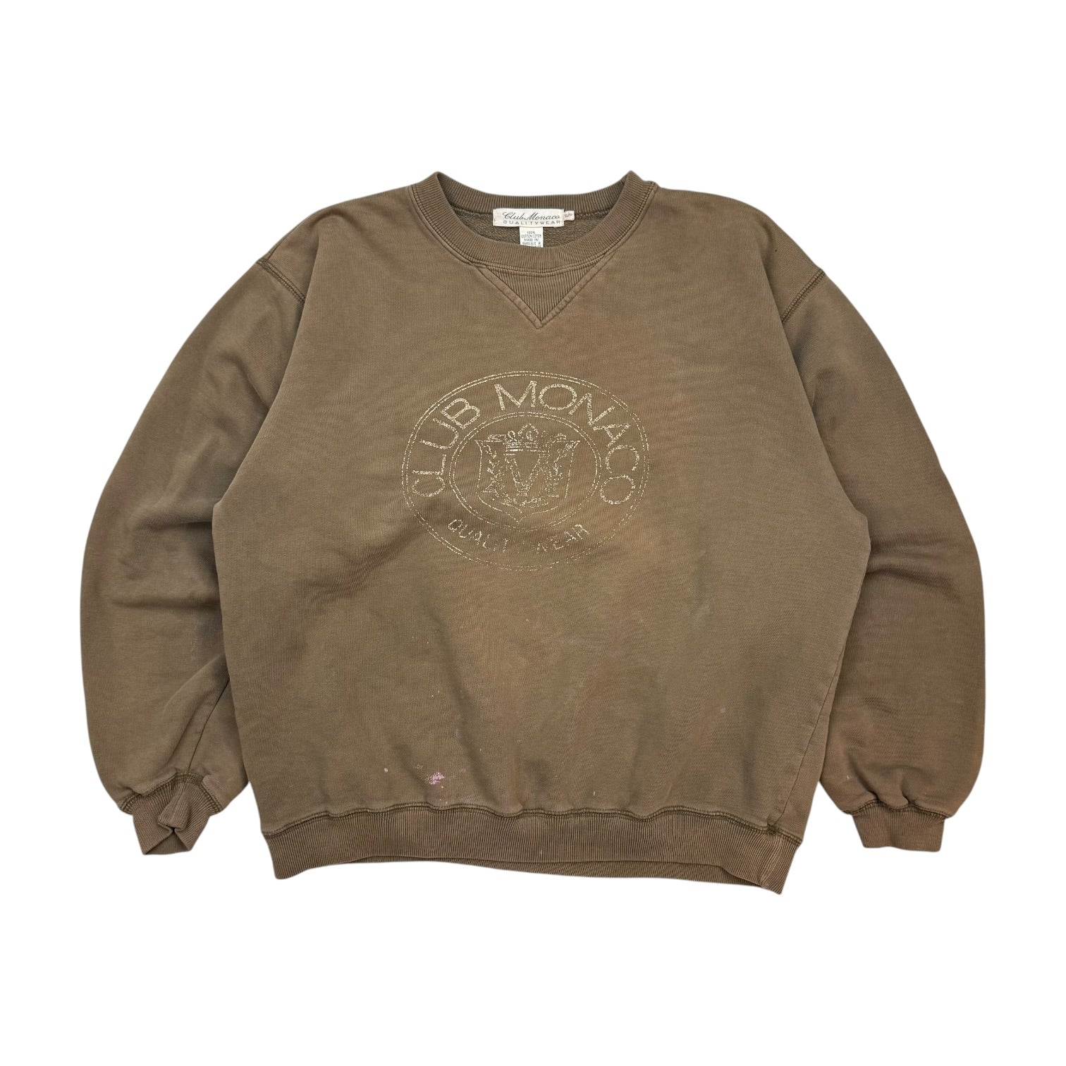 Vintage Club Monaco Crewneck Brown