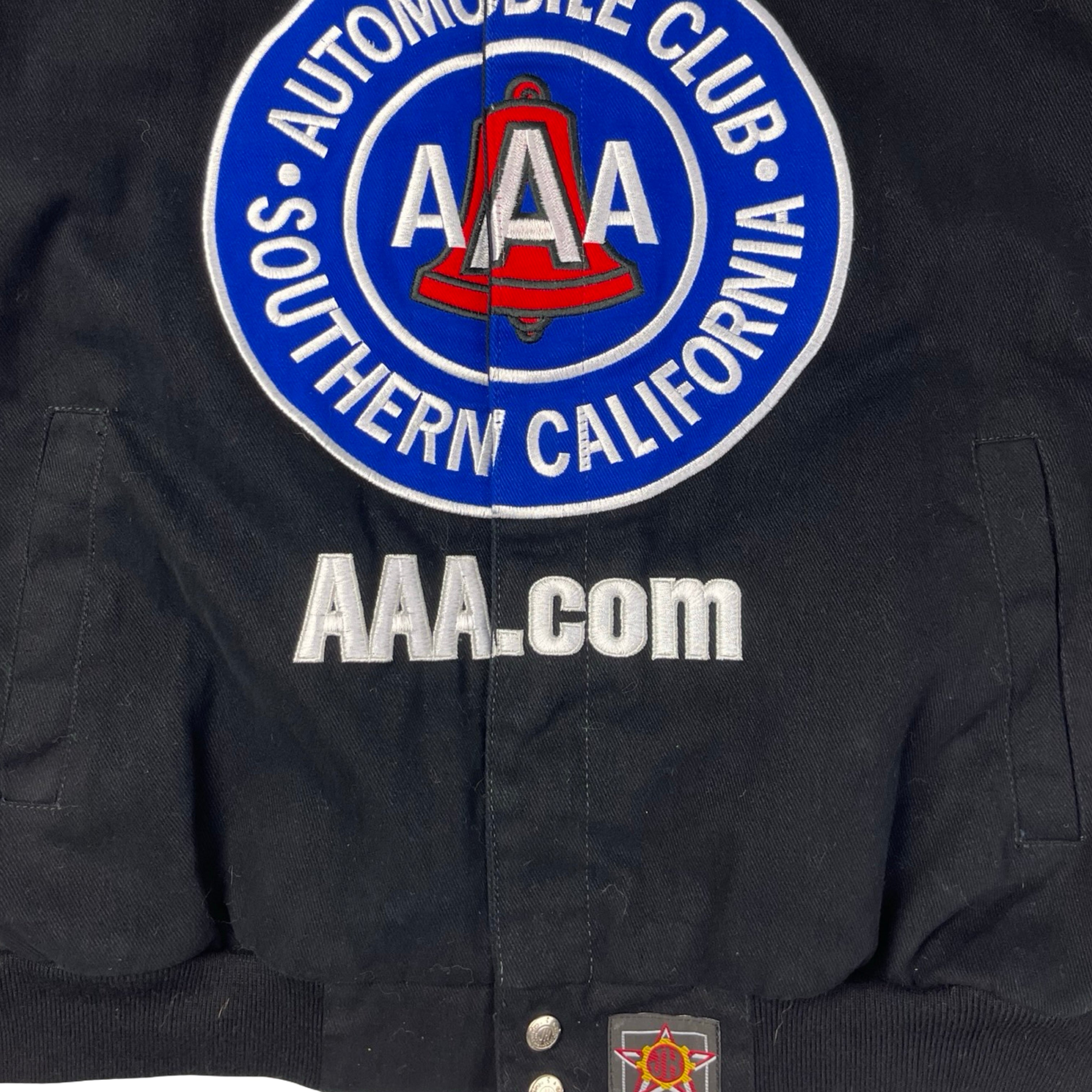 Vintage AAA Auto Club NASCAR Jacket Black/Blue