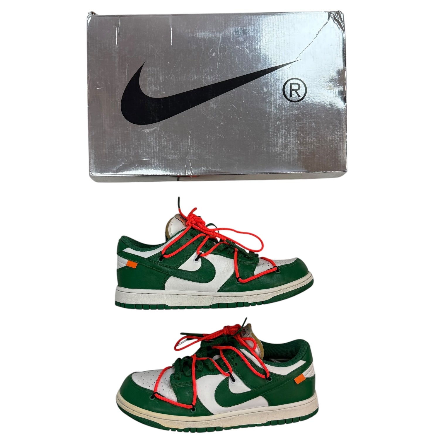 Nike Dunk Low Off White Pine Green (Used)