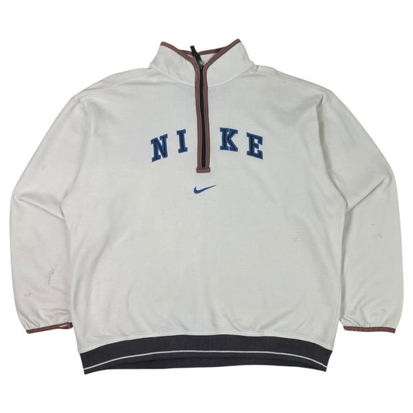 Vintage Nike Quarter Zip White