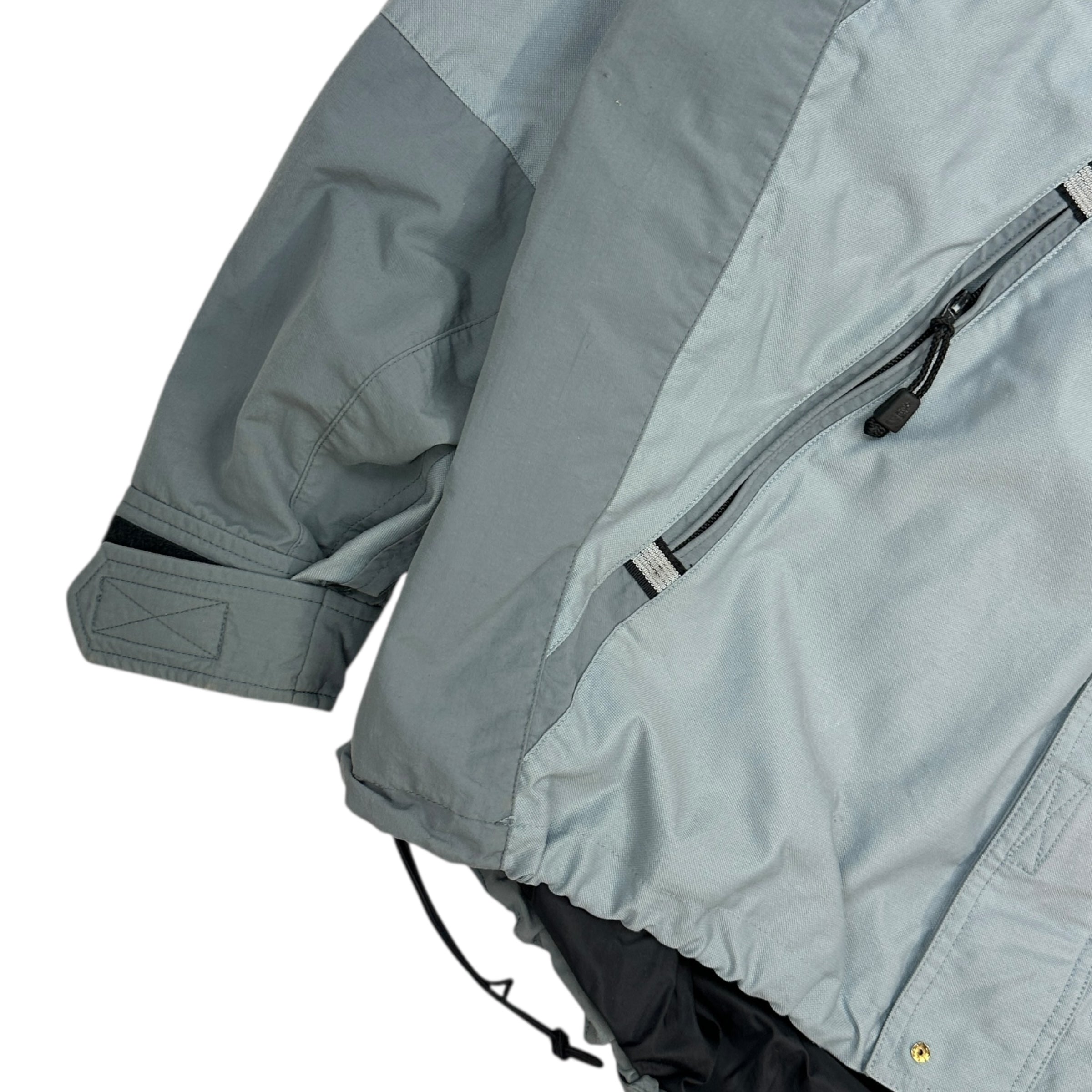 Vintage The North Face Technical Jacket Blue/Gret