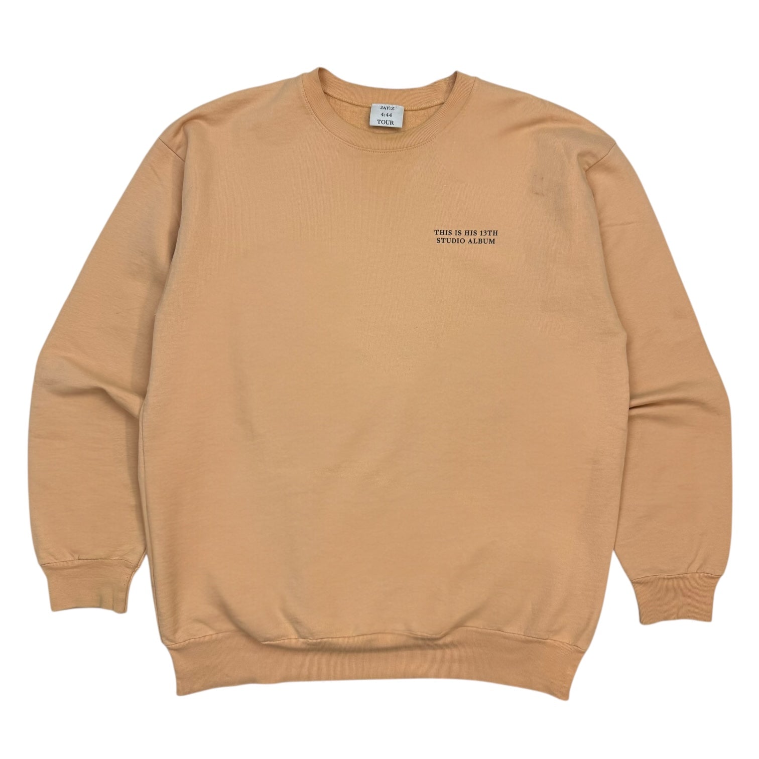 Jay Z 4:44 Album Crewneck Orange