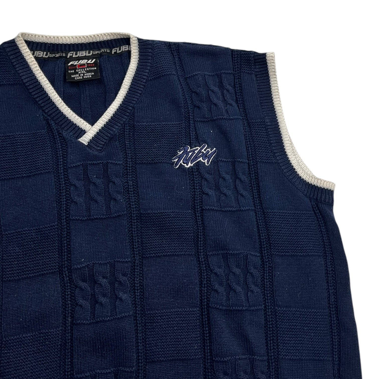 Vintage Y2K FUBU Sweater Vest Knit