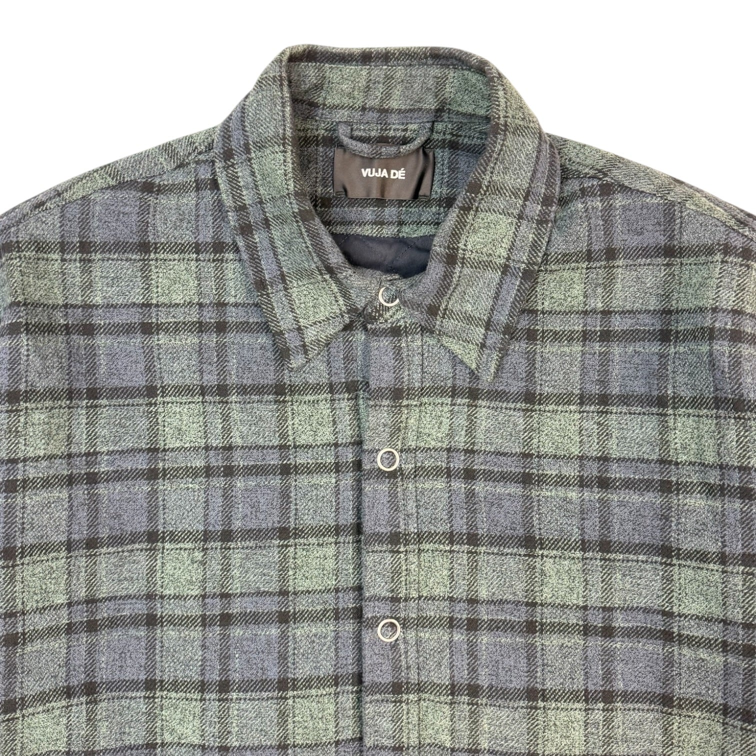 Vuja De Padded Flannel Jacket Green