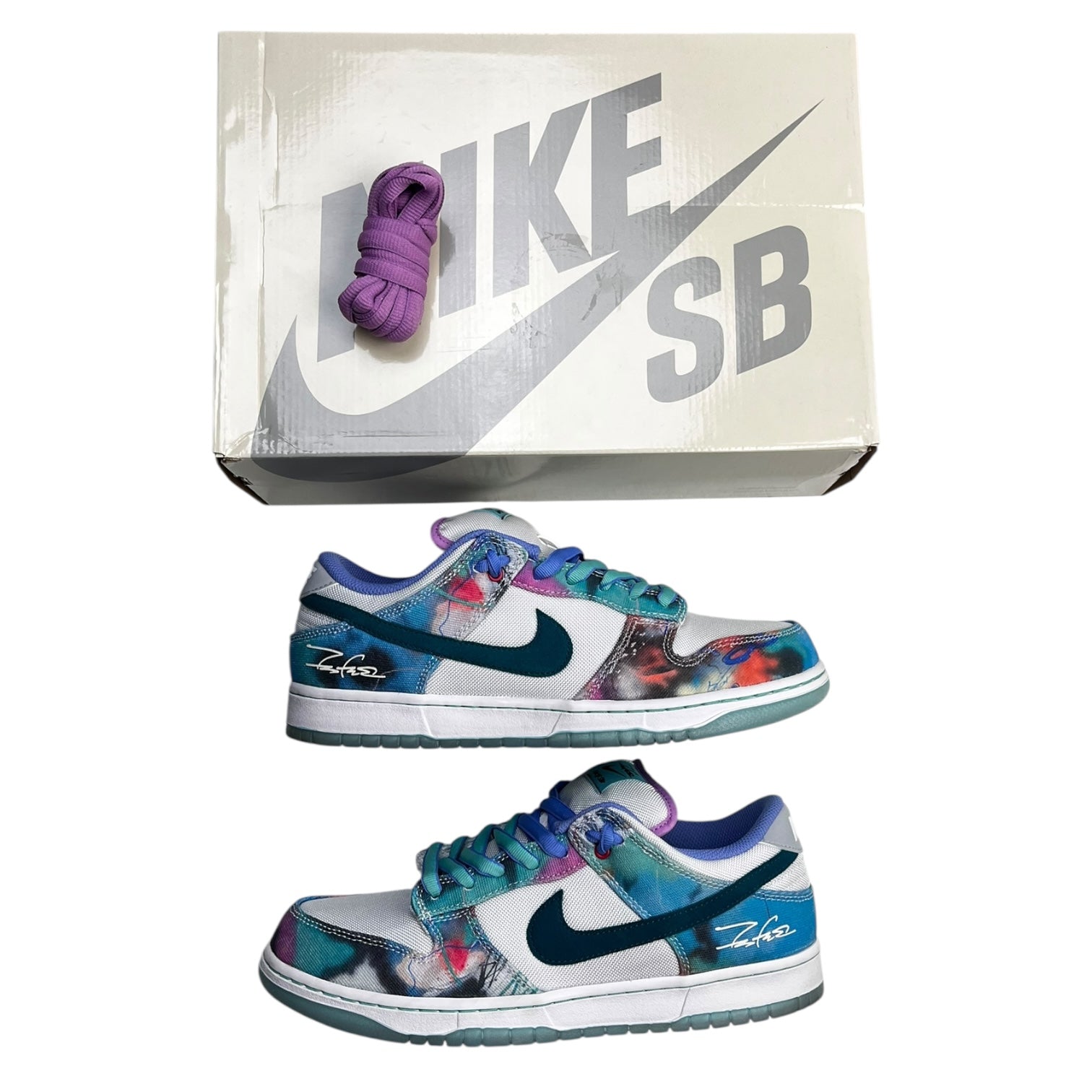 Nike SB Dunk Low Futura Laboratories Bleached Aqua (Used)