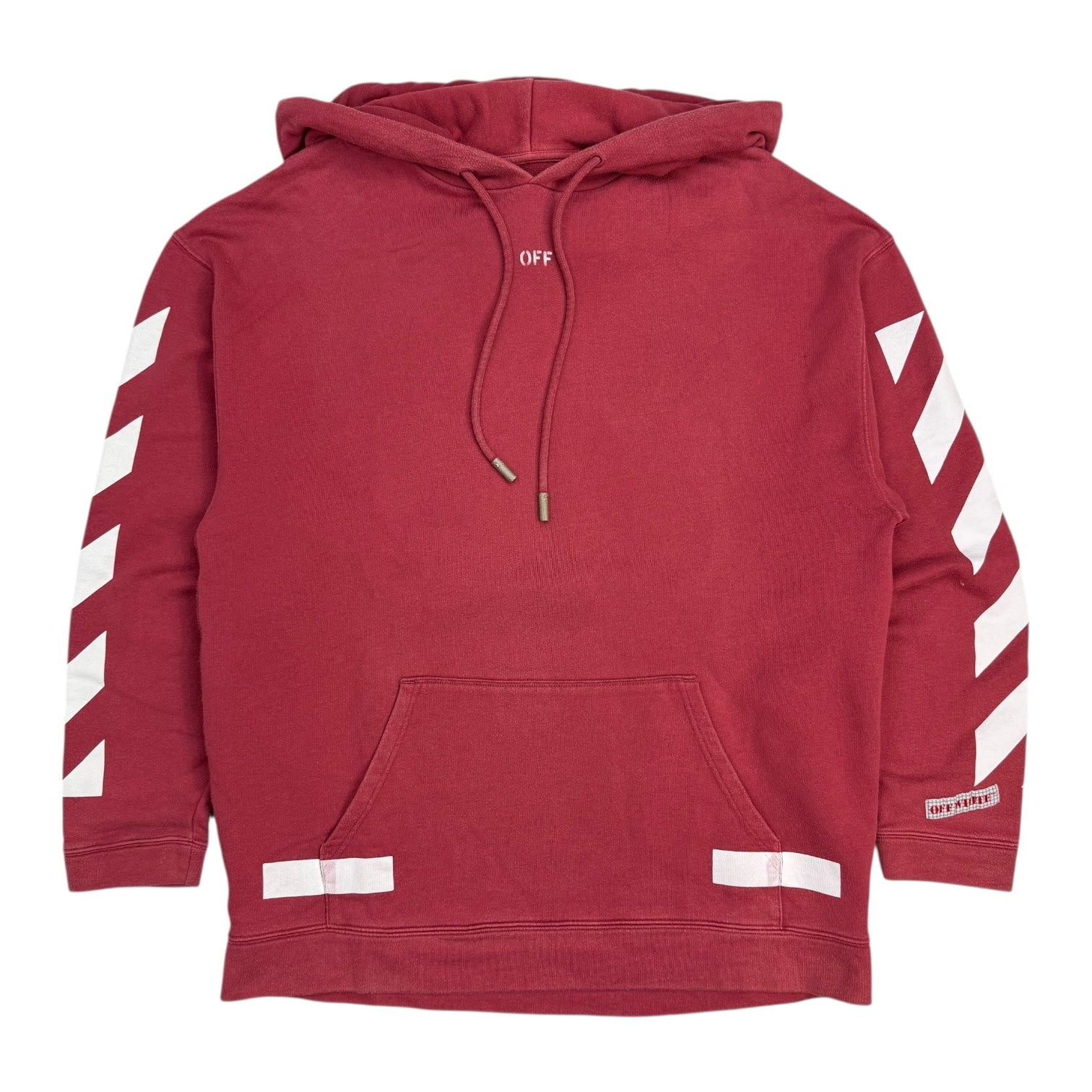 Off-White Seeing Things Arrows Hoodie Red