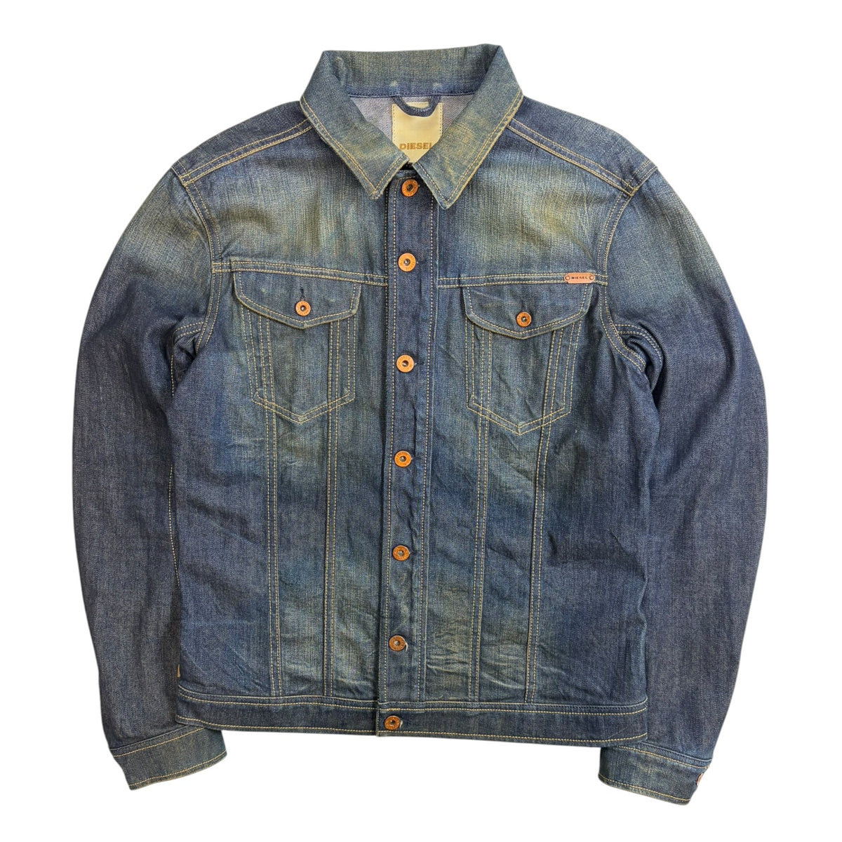 Vintage Diesel Jhima Denim Trucker Jacket Medium Wash