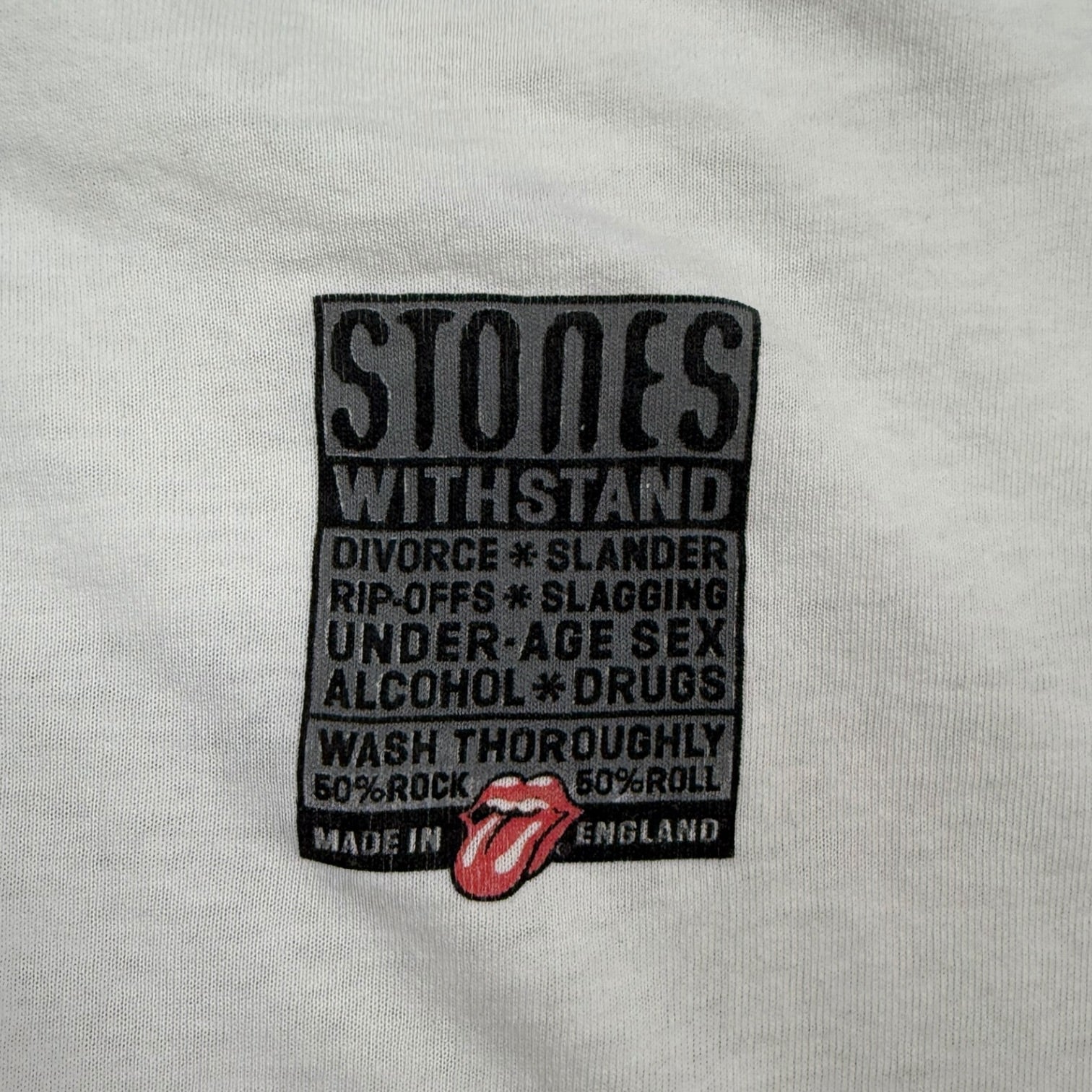 1994 The Rolling Stones ‘Stones Withstand…’ Tee White