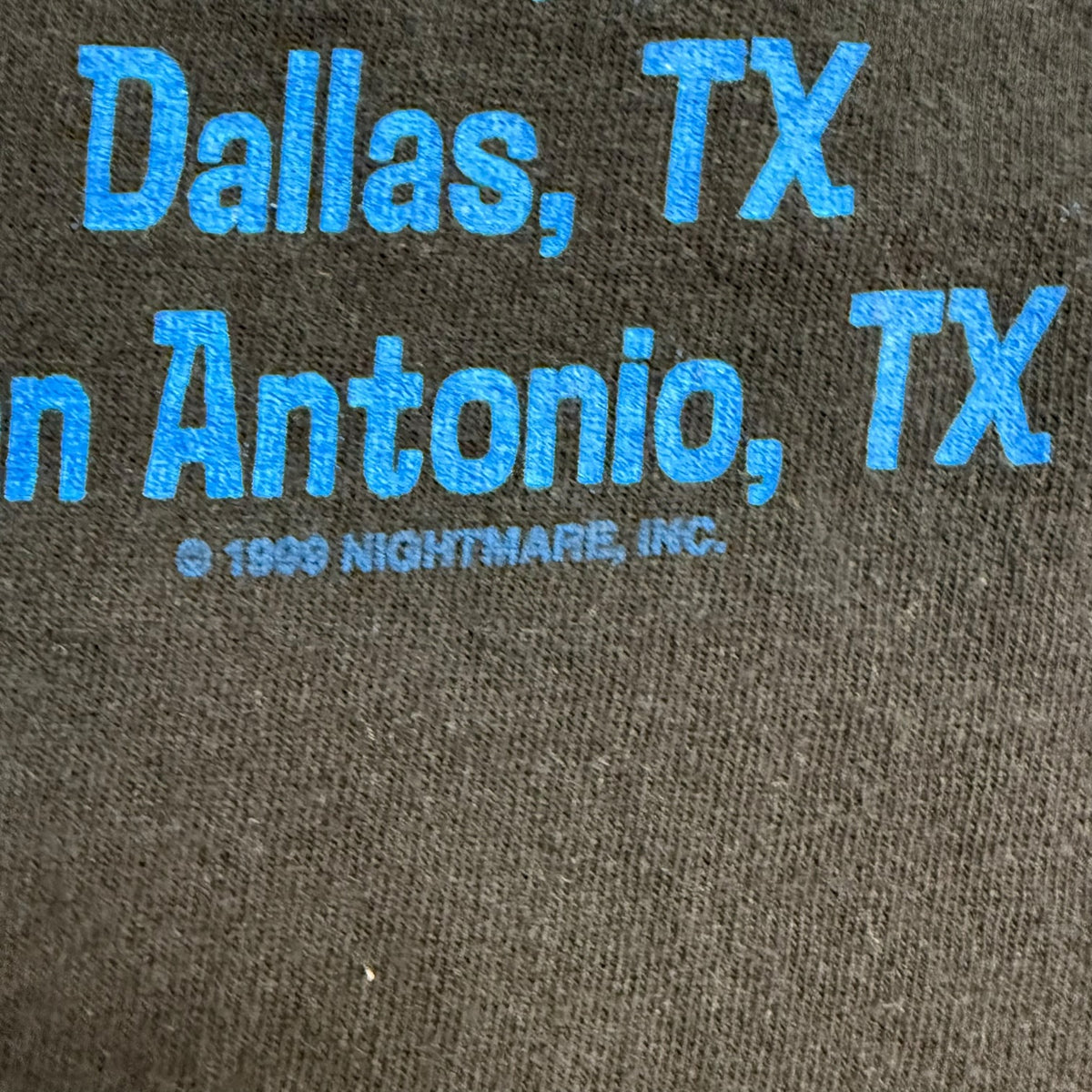 1999 Alive Cooper Life And Crimes Tour Tee Black