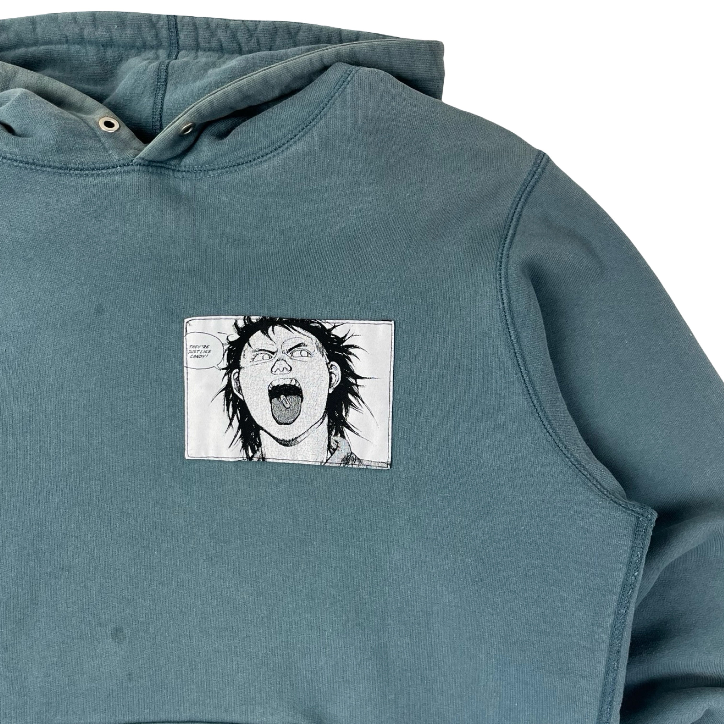 Supreme AKIRA Arm Hooded Sweatshirt Slate