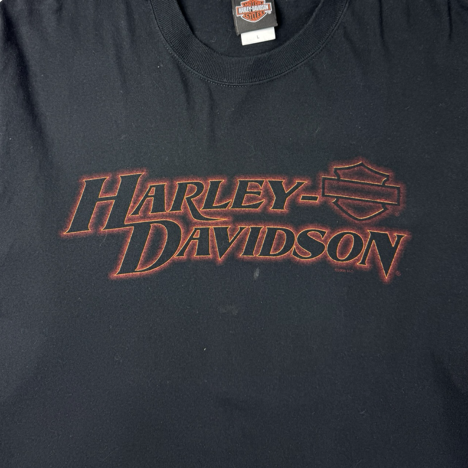 2006 Harley Davidson Mile High Flame Longsleeve T-Shirt