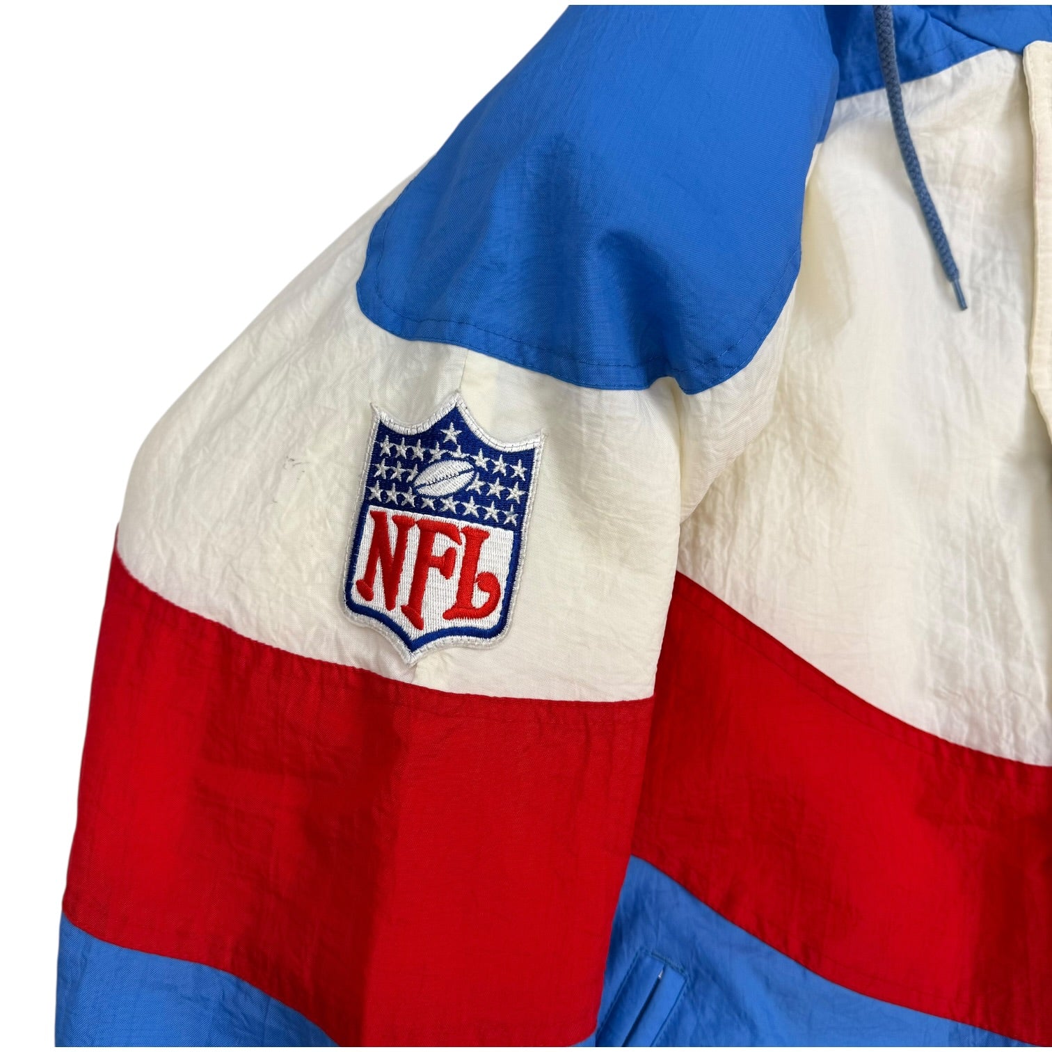 Vintage Apex One Houston Oilers Jacket Blue/Red