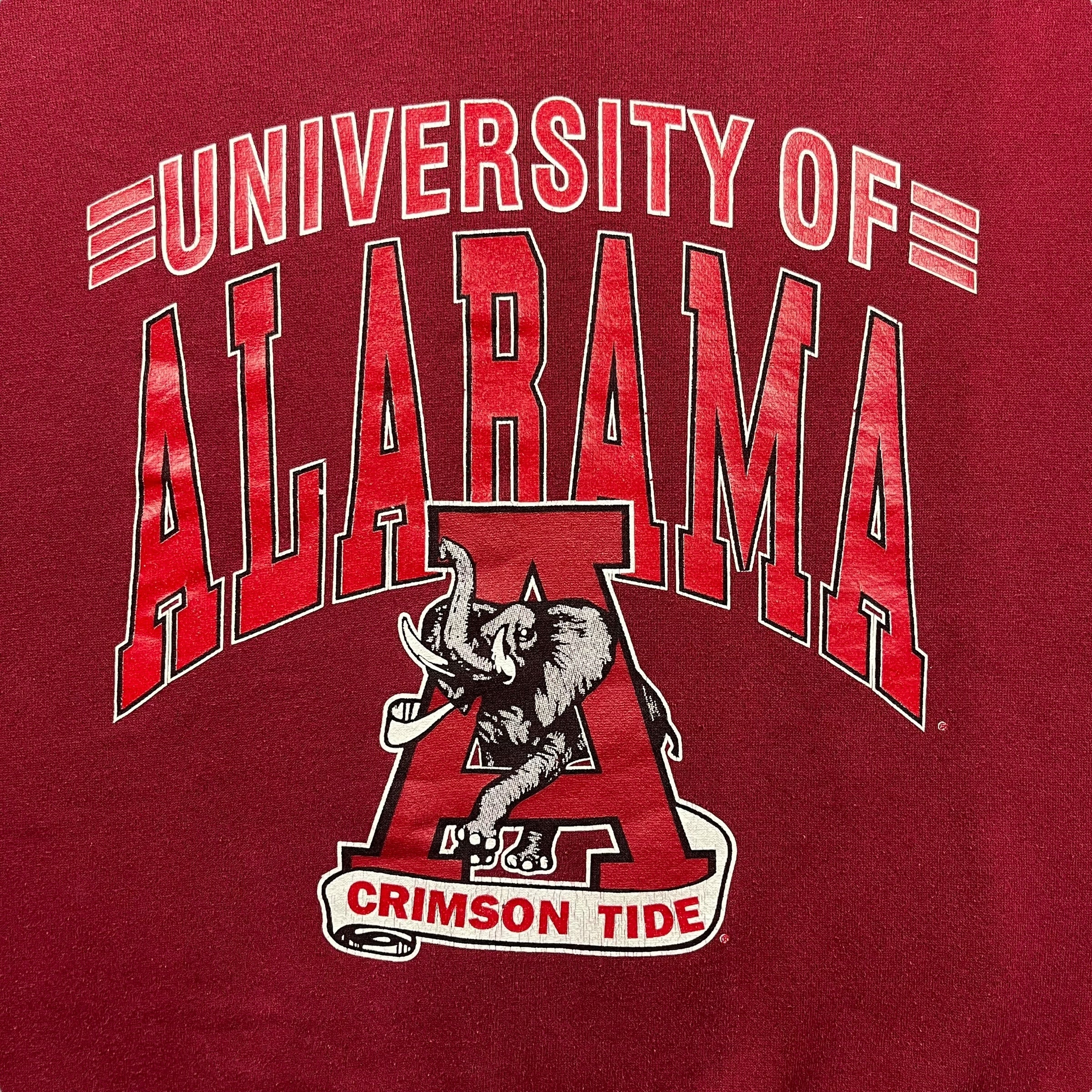 Vintage University of Alabama Crimson Tide Dark Red