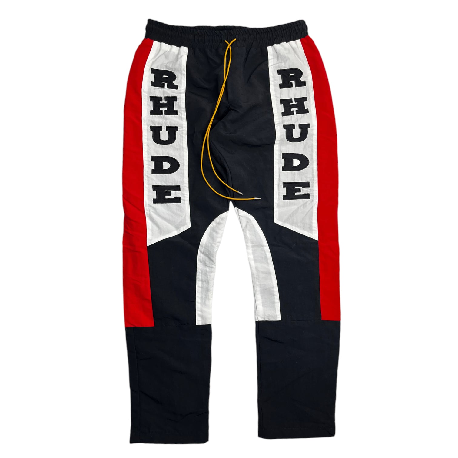 Rhude Racing Logo Pants Black