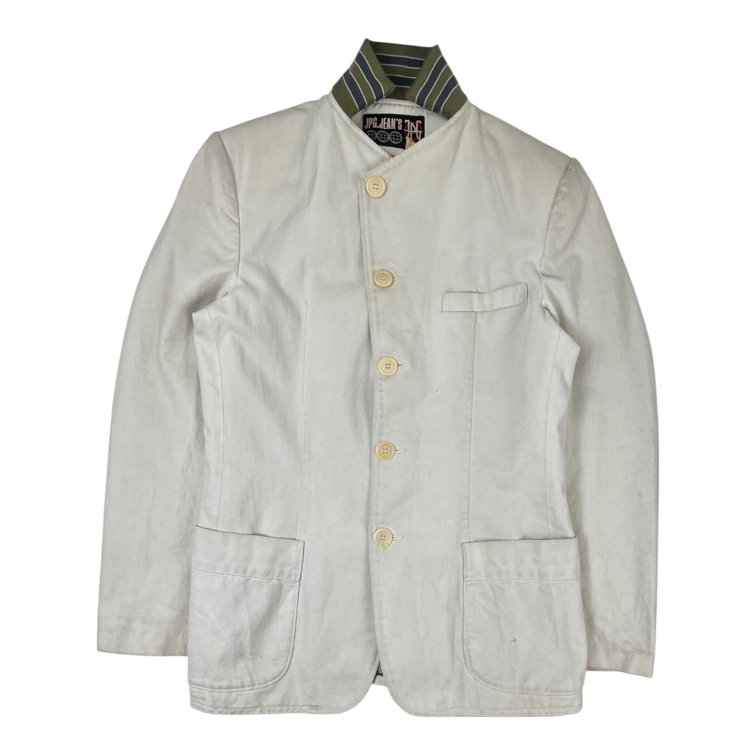 Vintage Jean Paul Gaultier JPG Jeans Chore Coat Bone