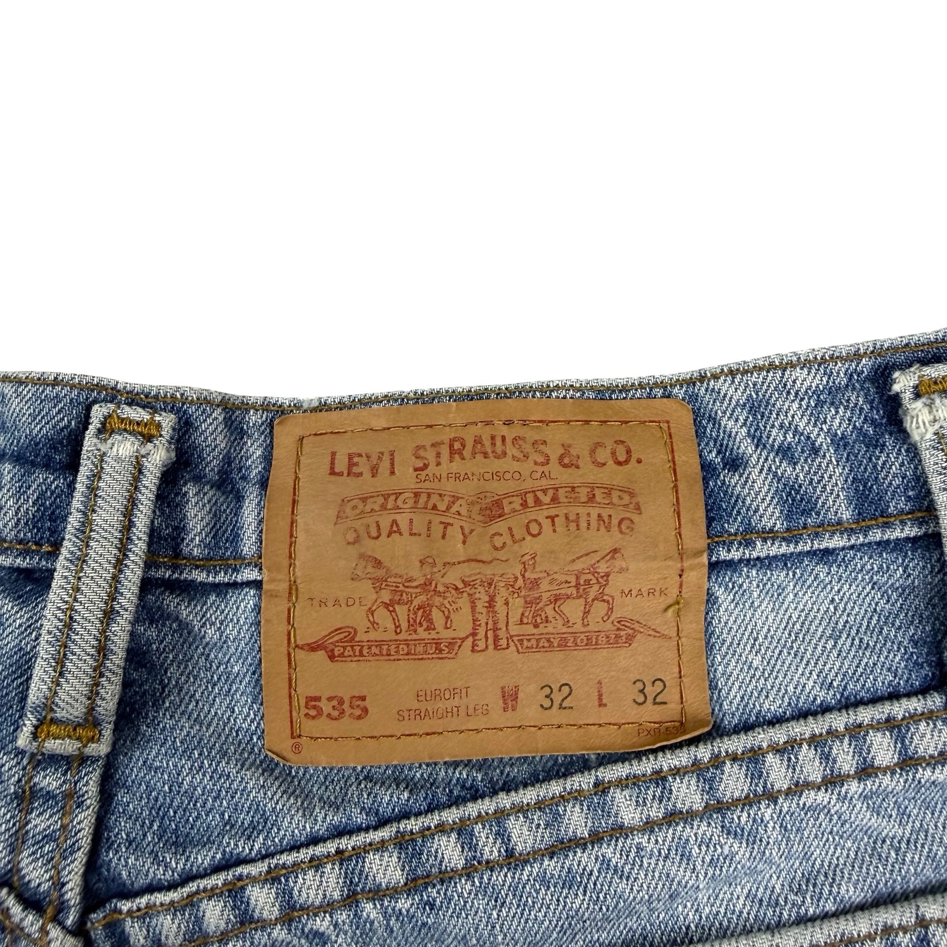 Vintage Levi’s 535 Light Wash Denim Jeans Blue