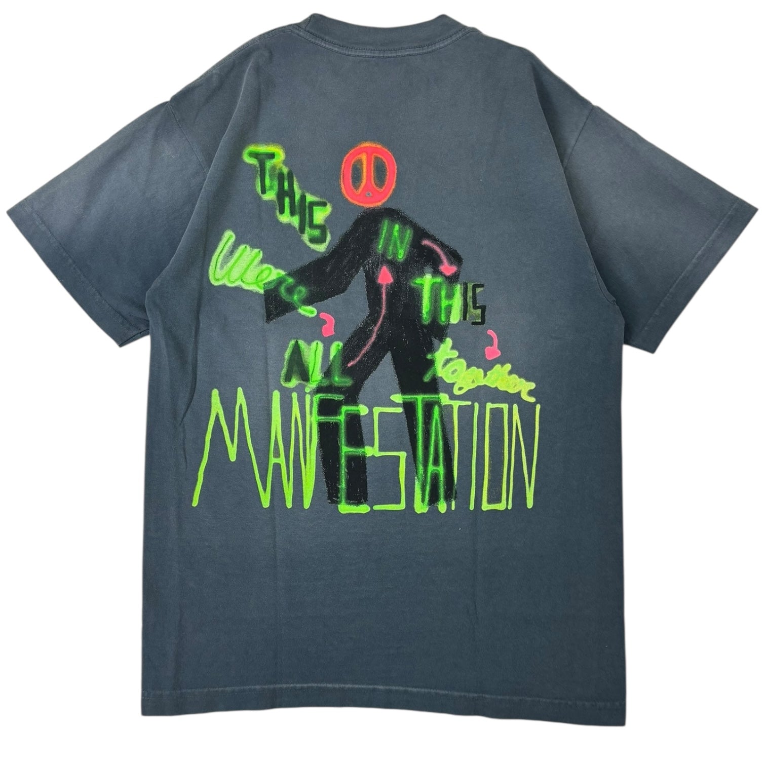 Travis Scott Astroworld Manifestation T-Shirt Dark Grey
