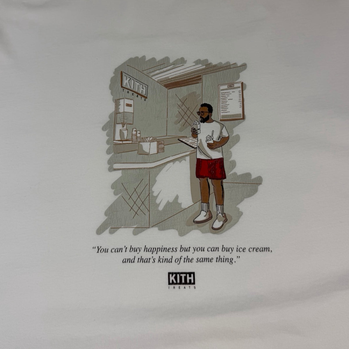 Kith Treats Chronicles Happiness L/S T-Shirt White