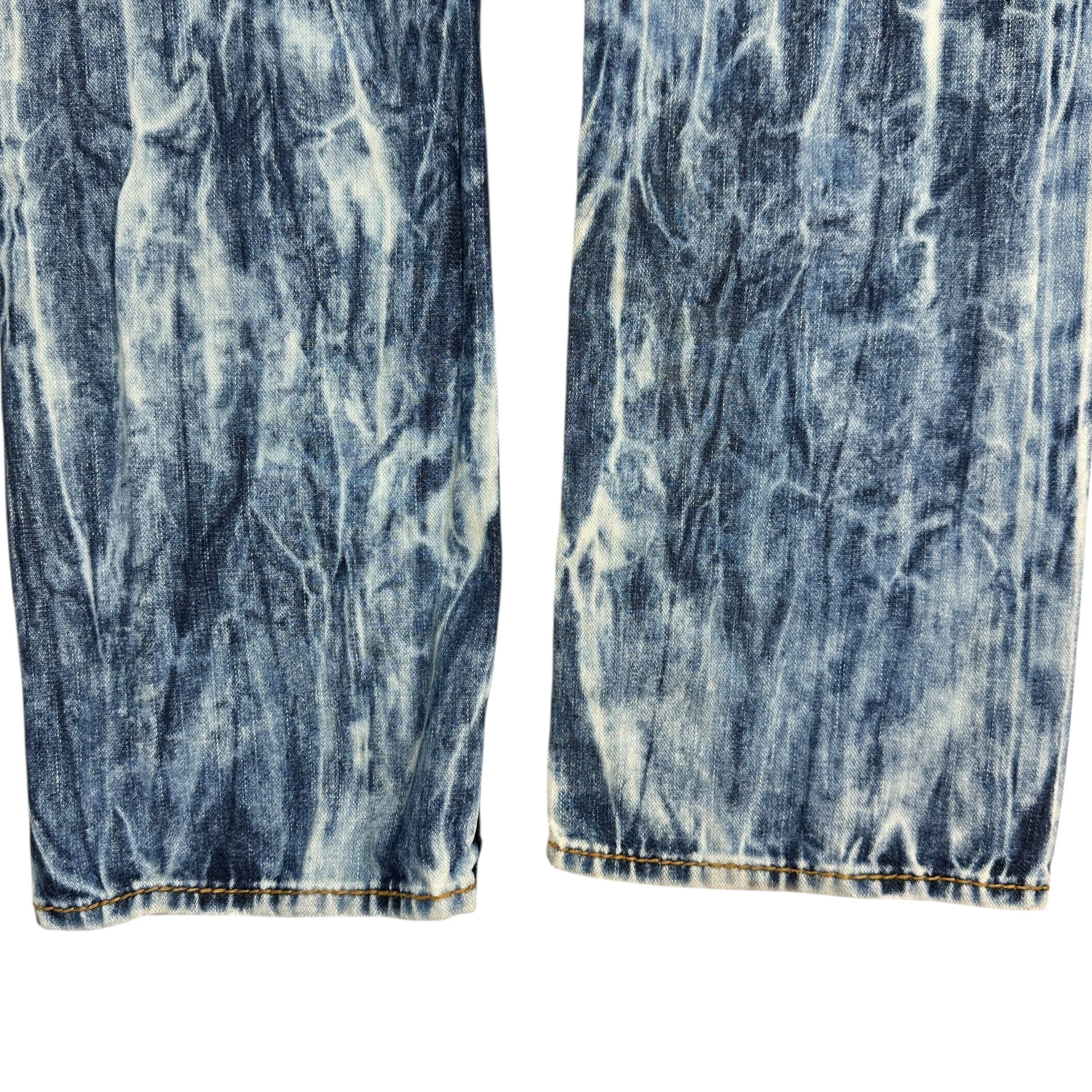 Vintage True Religion Acid Wash Denim Jeans