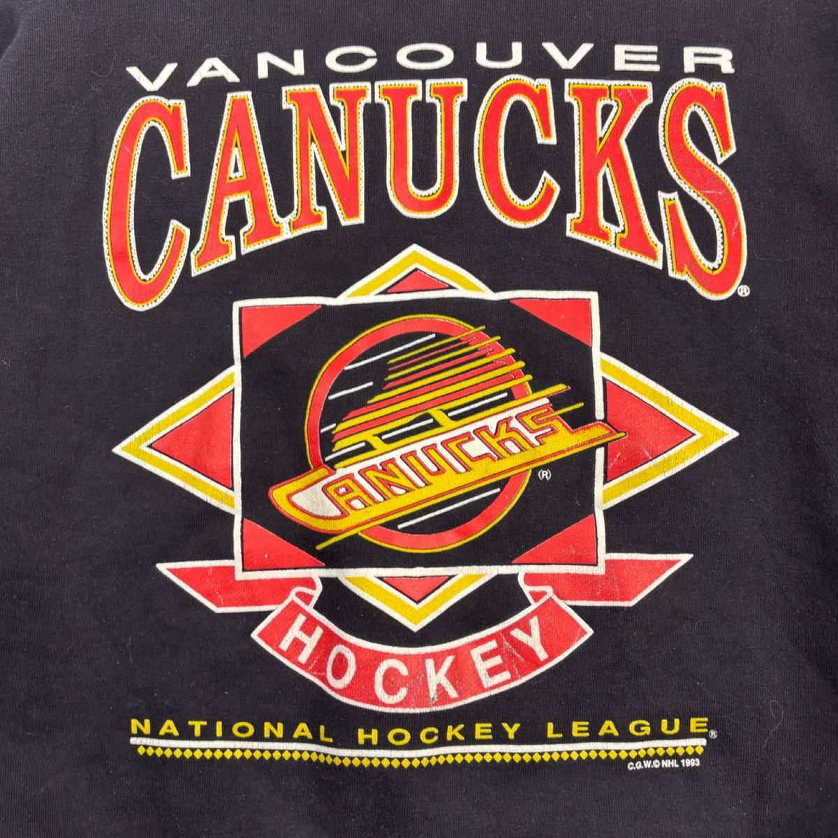 1993 Vancouver Canucks Flying Skate Crew Neck