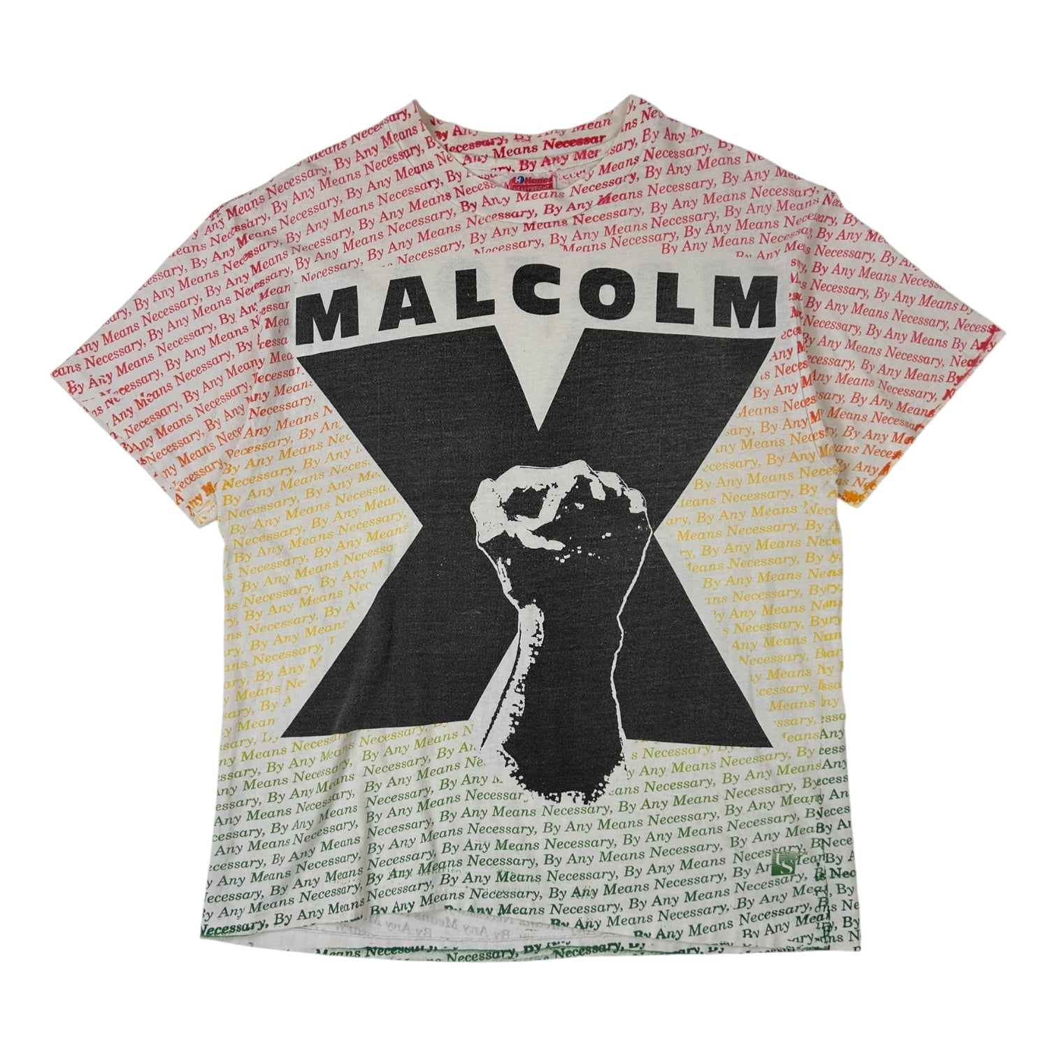 Vintage Malcolm X By All Means Necessary AOP T-Shirt