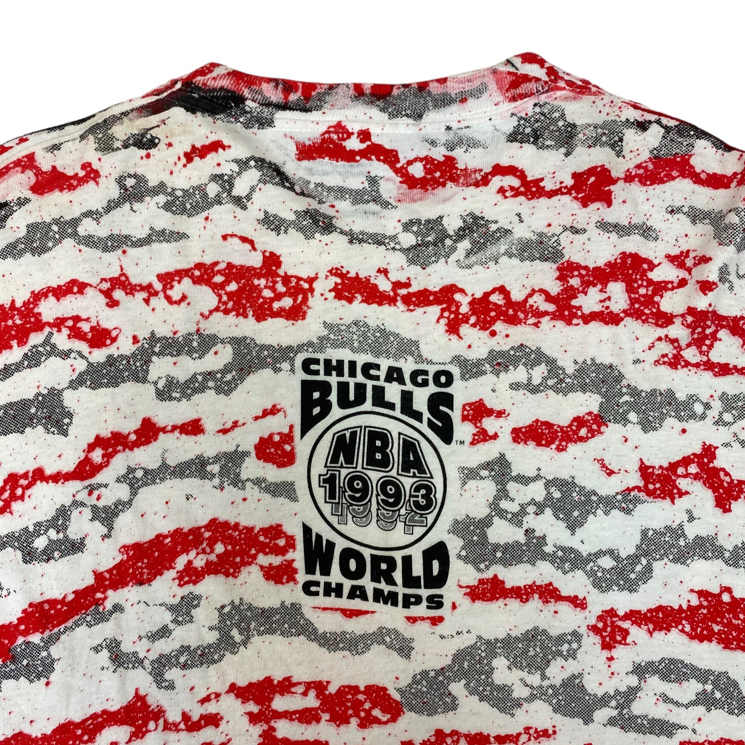 1993 Chicago Bulls Finals Champs All Over Print Tee