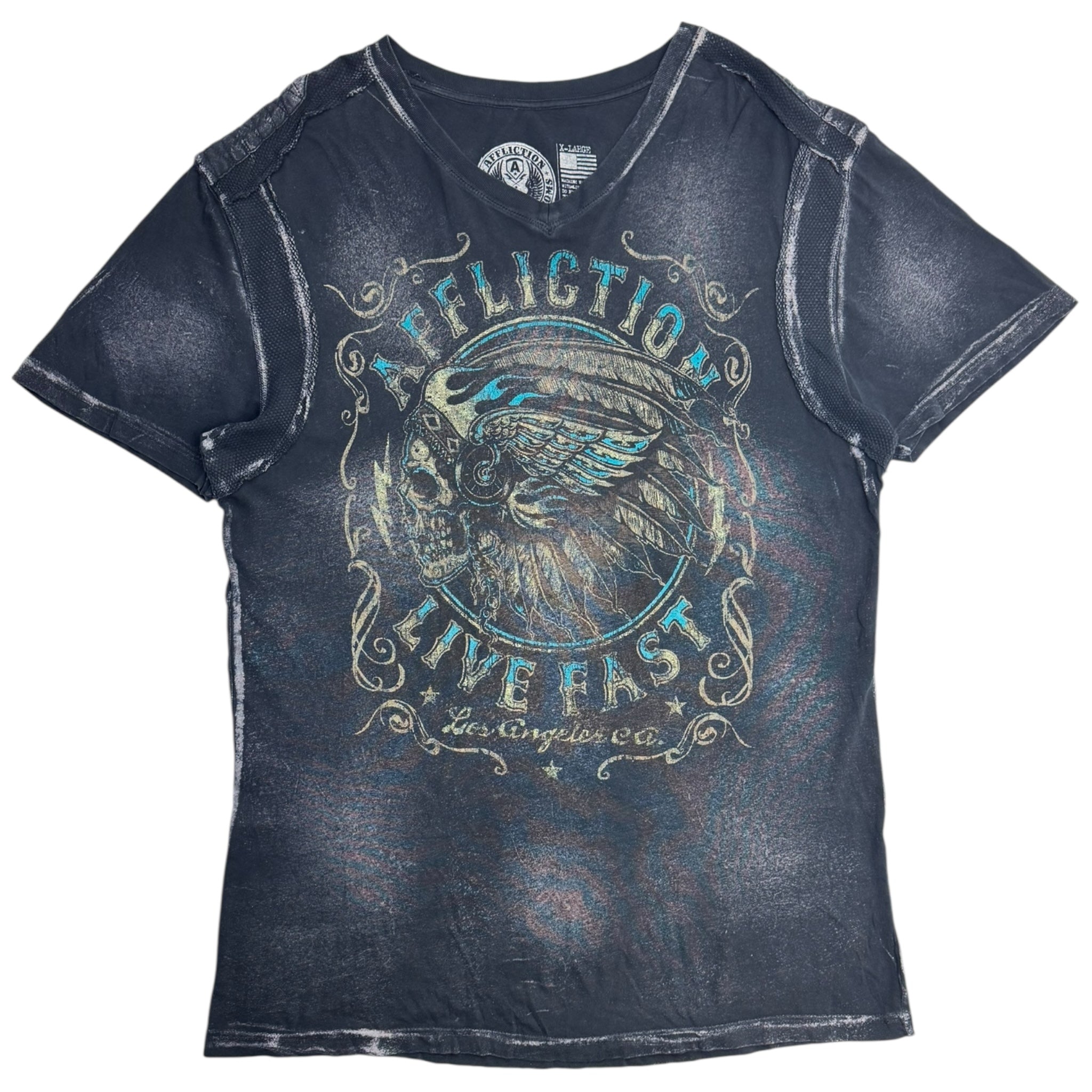 Y2K Affliction “Live Fast” Los Angeles CA T-Shirt