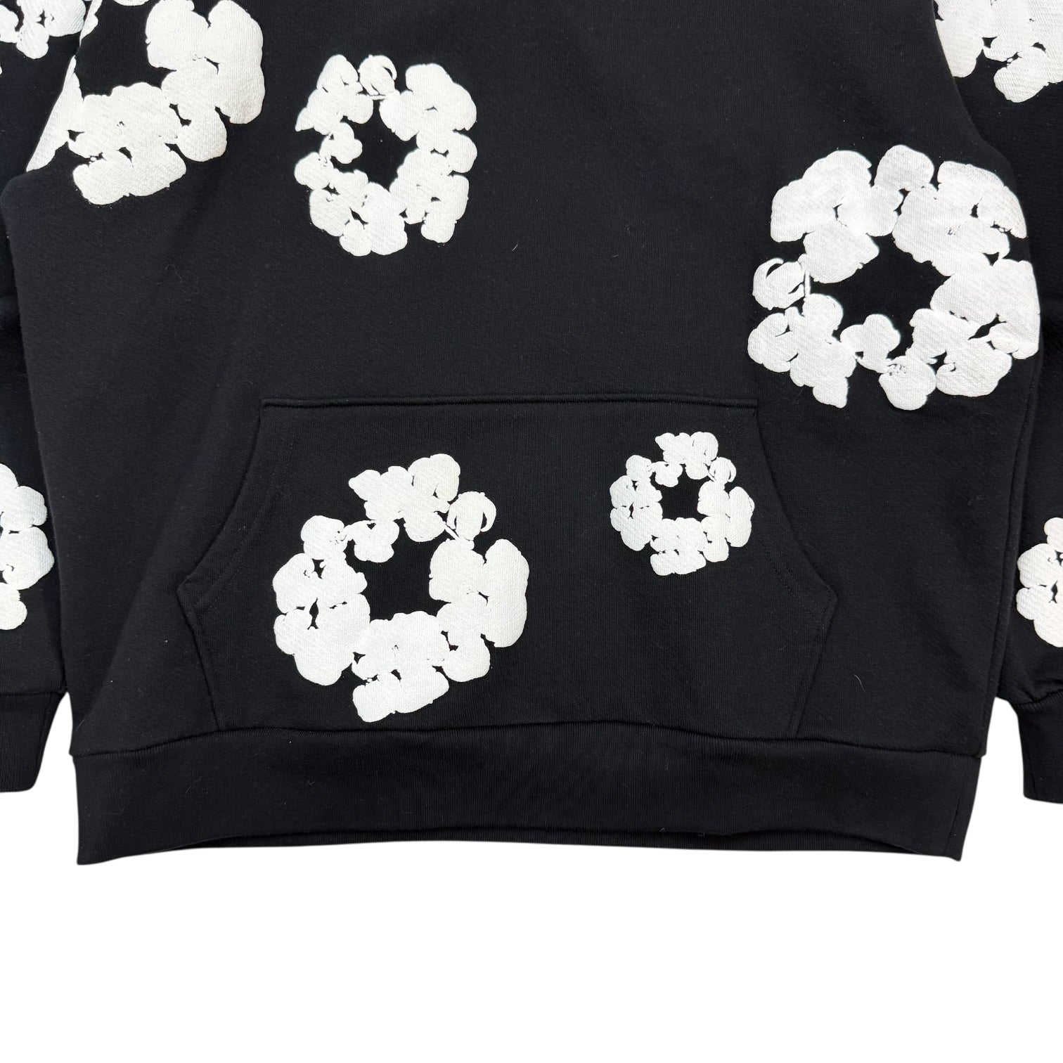 Denim Tears Cotton Wreath Hoodie Black