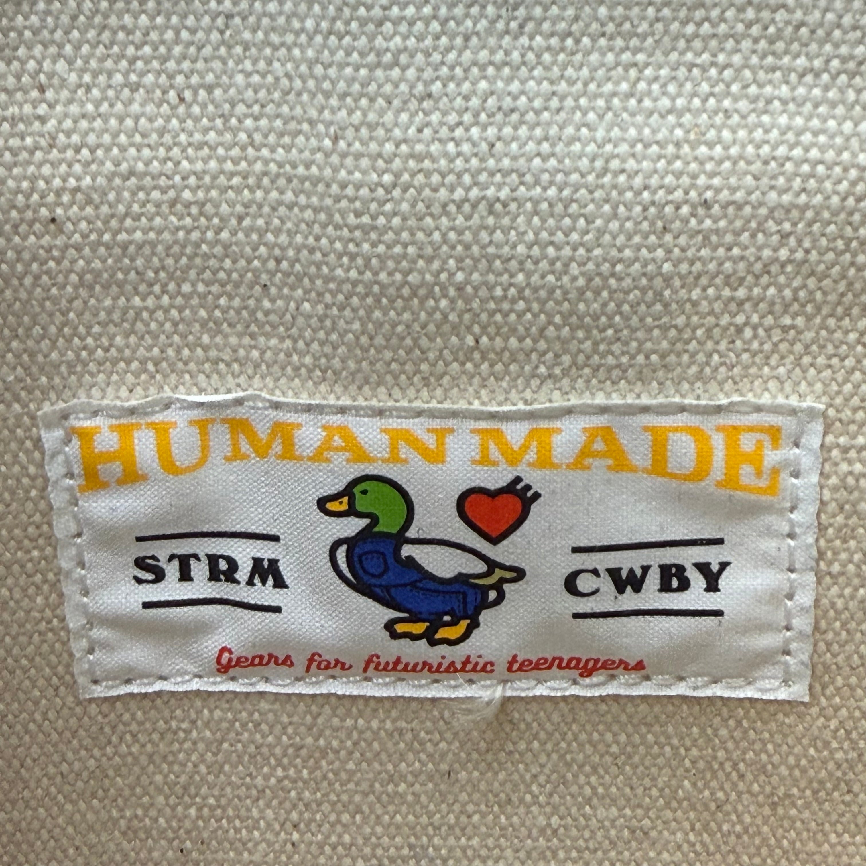 Human Made Heavy Canvas Mini Shoulder Bag Tote Beige