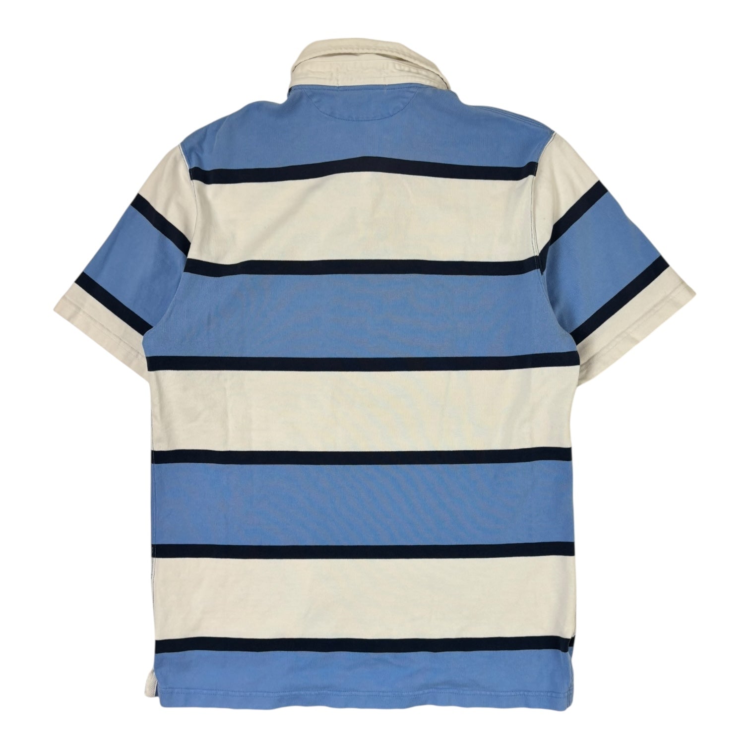 Vintage Polo Ralph Lauren Striped Polo T-Shirt Blue