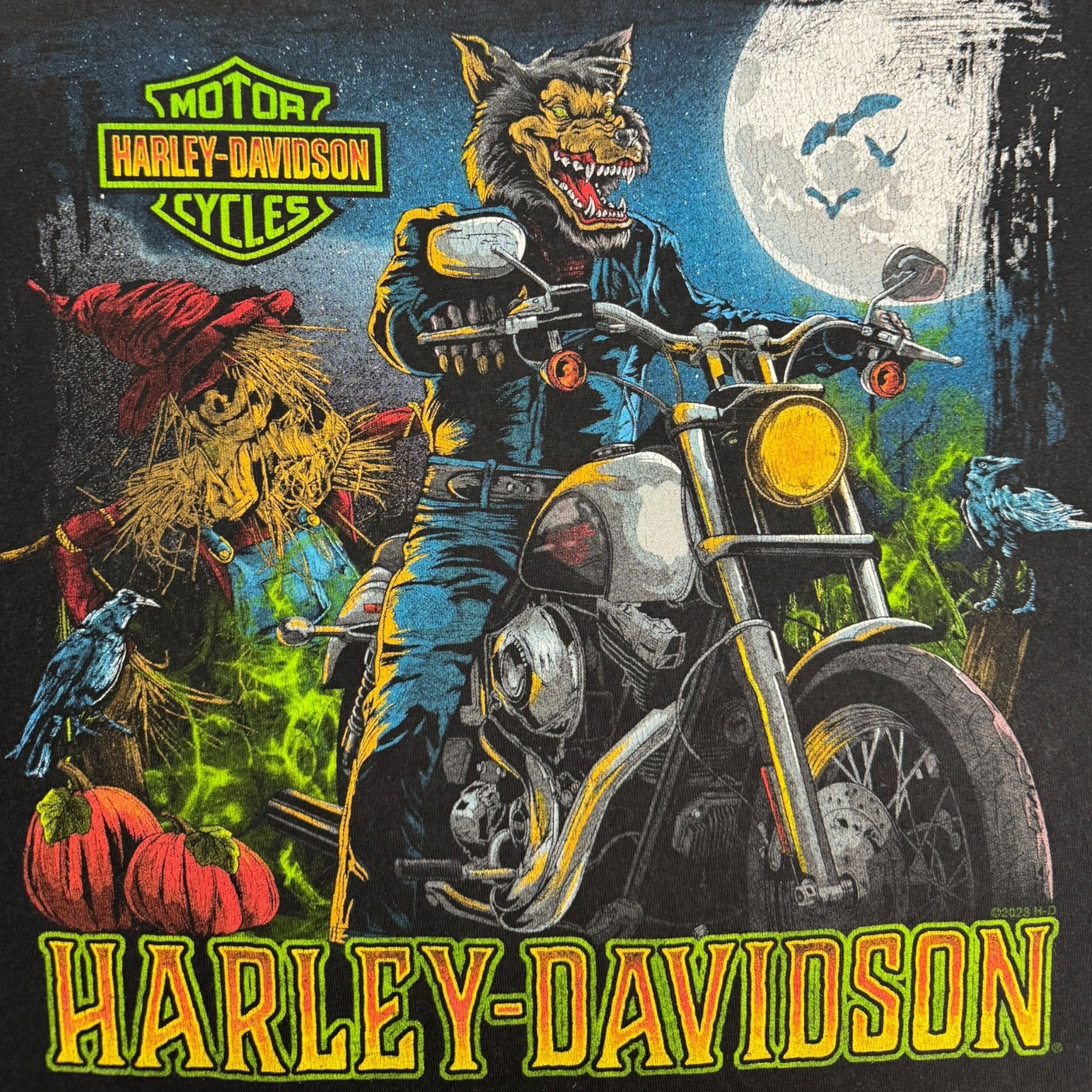 Harley Davidson Werewolf Biker T-Shirt
