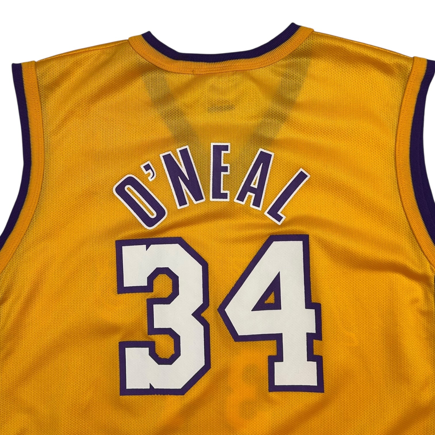 Vintage Champion Shaquille O’Neal Los Angeles Lakers Home Jersey Yellow/Purple
