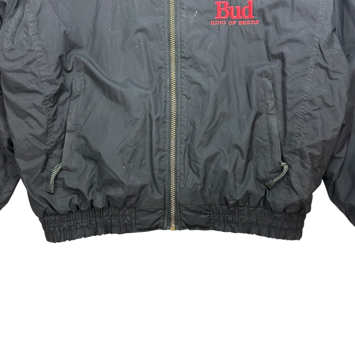 Vintage Stormtech ‘Bud King Of Beers’ Jacket Black