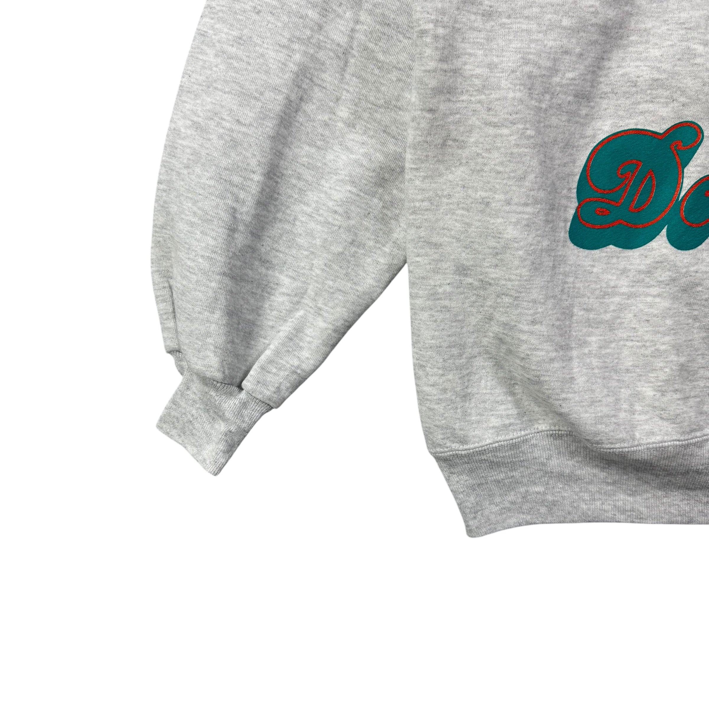 Vintage Russell Athletic Miami Dolphins Crewneck Grey