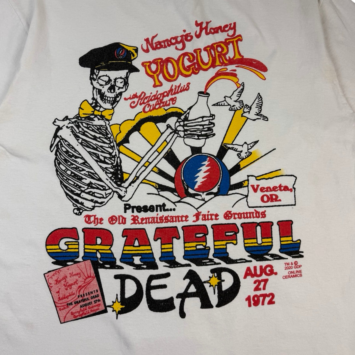 Online Ceramics x Grateful Dead Sunshine Daydream T-Shirt