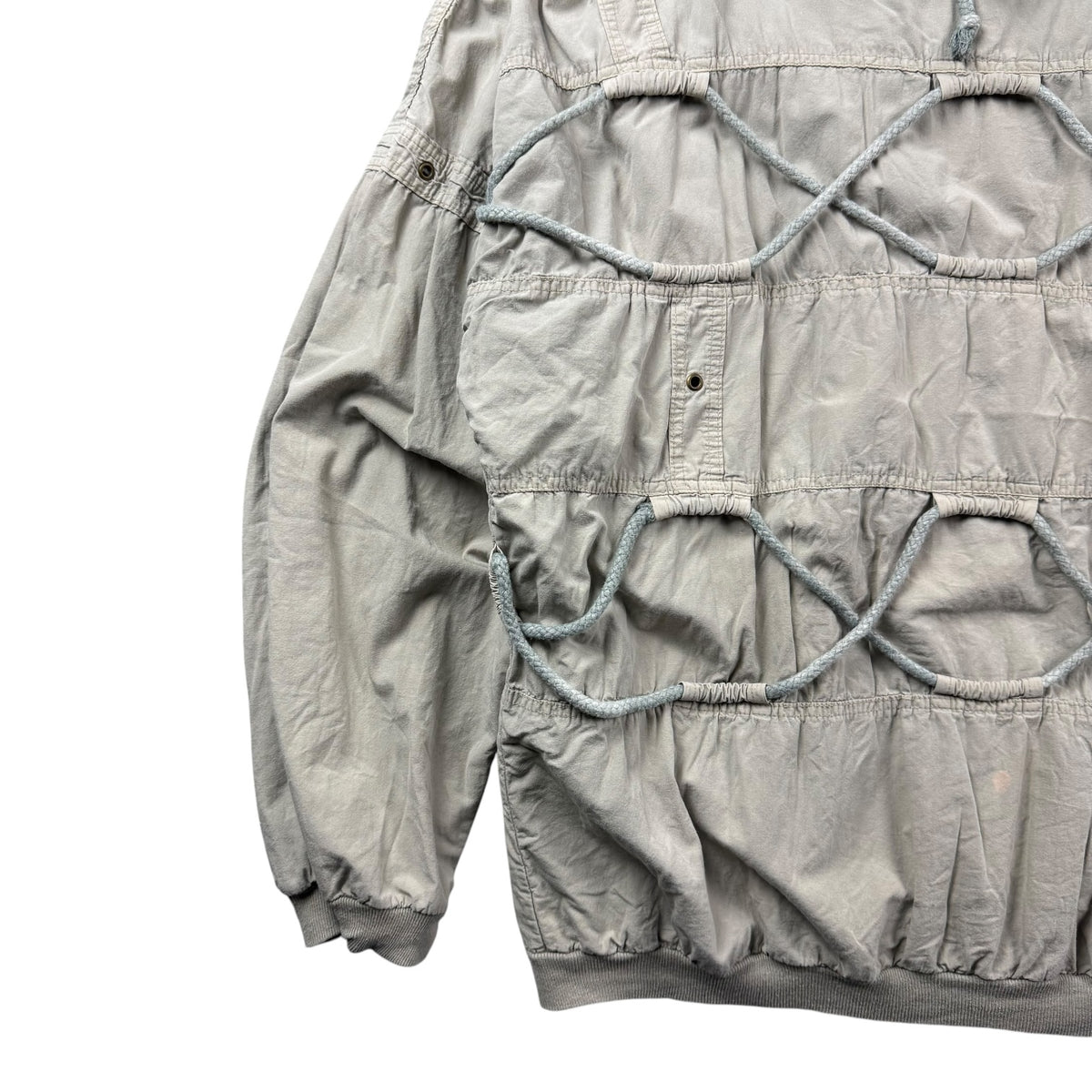 Vintage Santana Softwear Cargo Style Windbreaker Tan