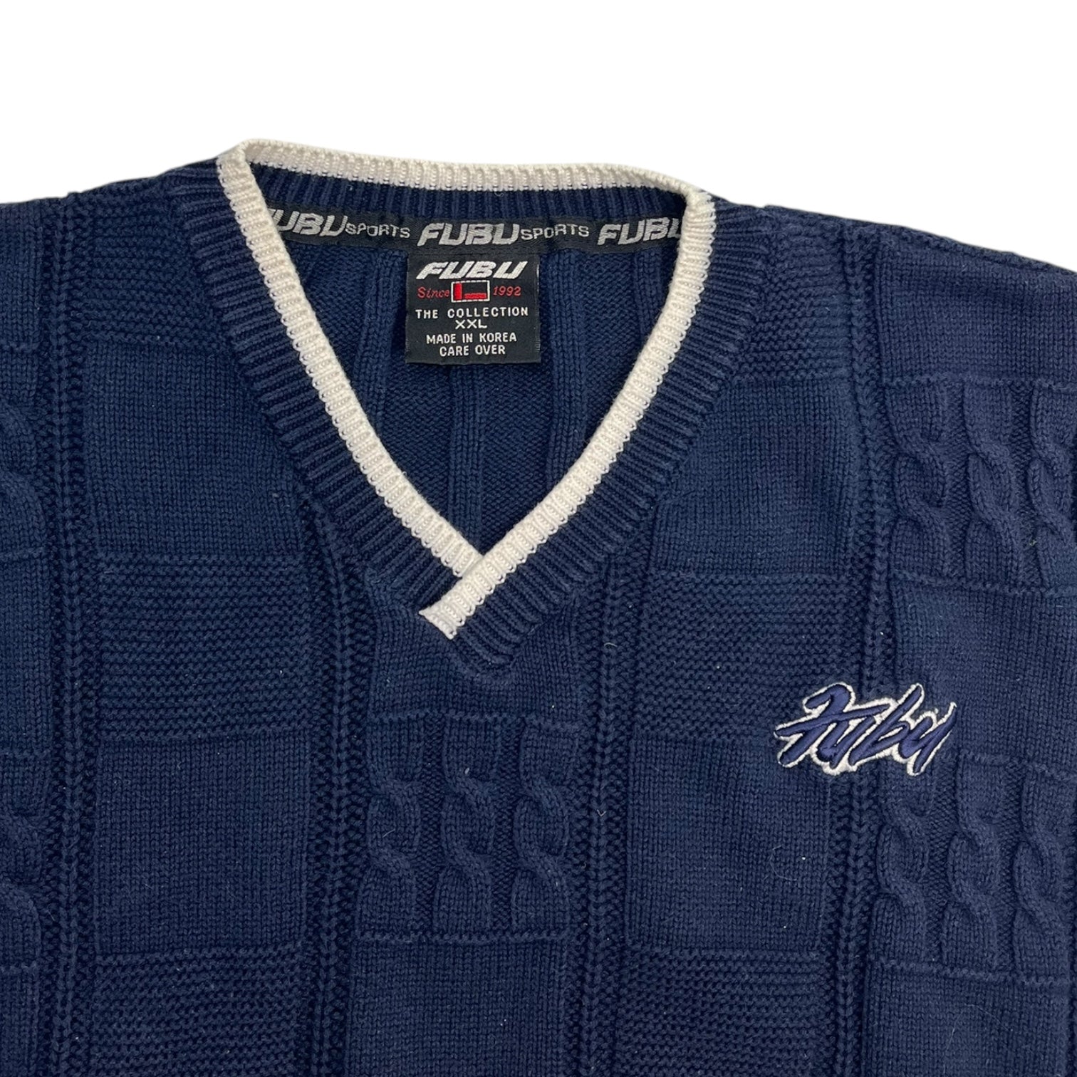 Vintage Y2K FUBU Sweater Vest Knit