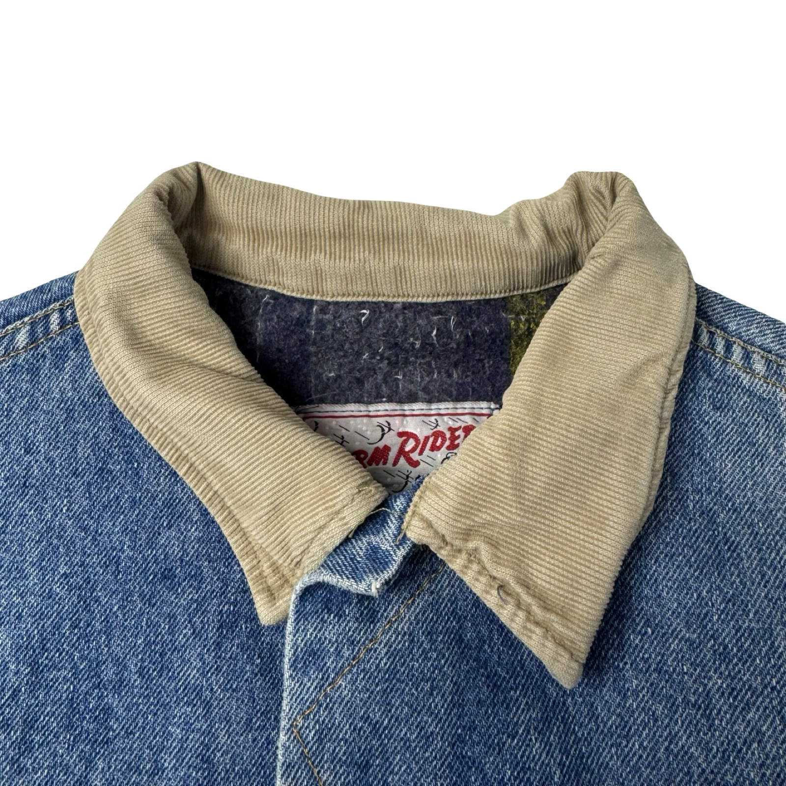 Vintage Lee Stormrider Blue Washed Denim Jacket
