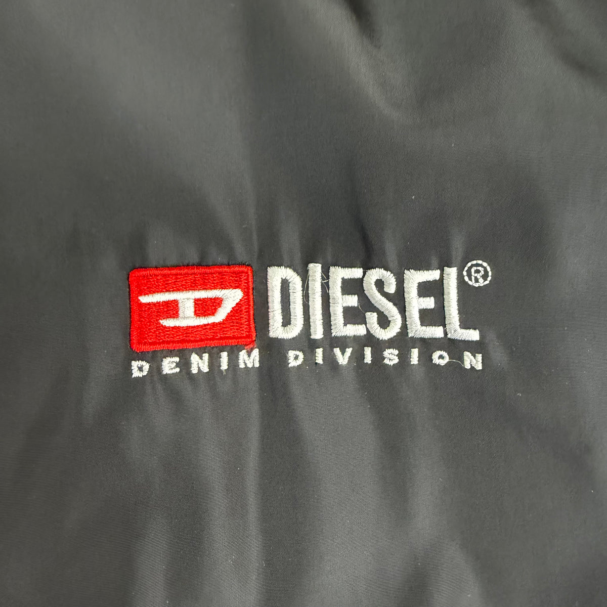Vintage Diesel Denim Division Nylon Coach Jacket Black