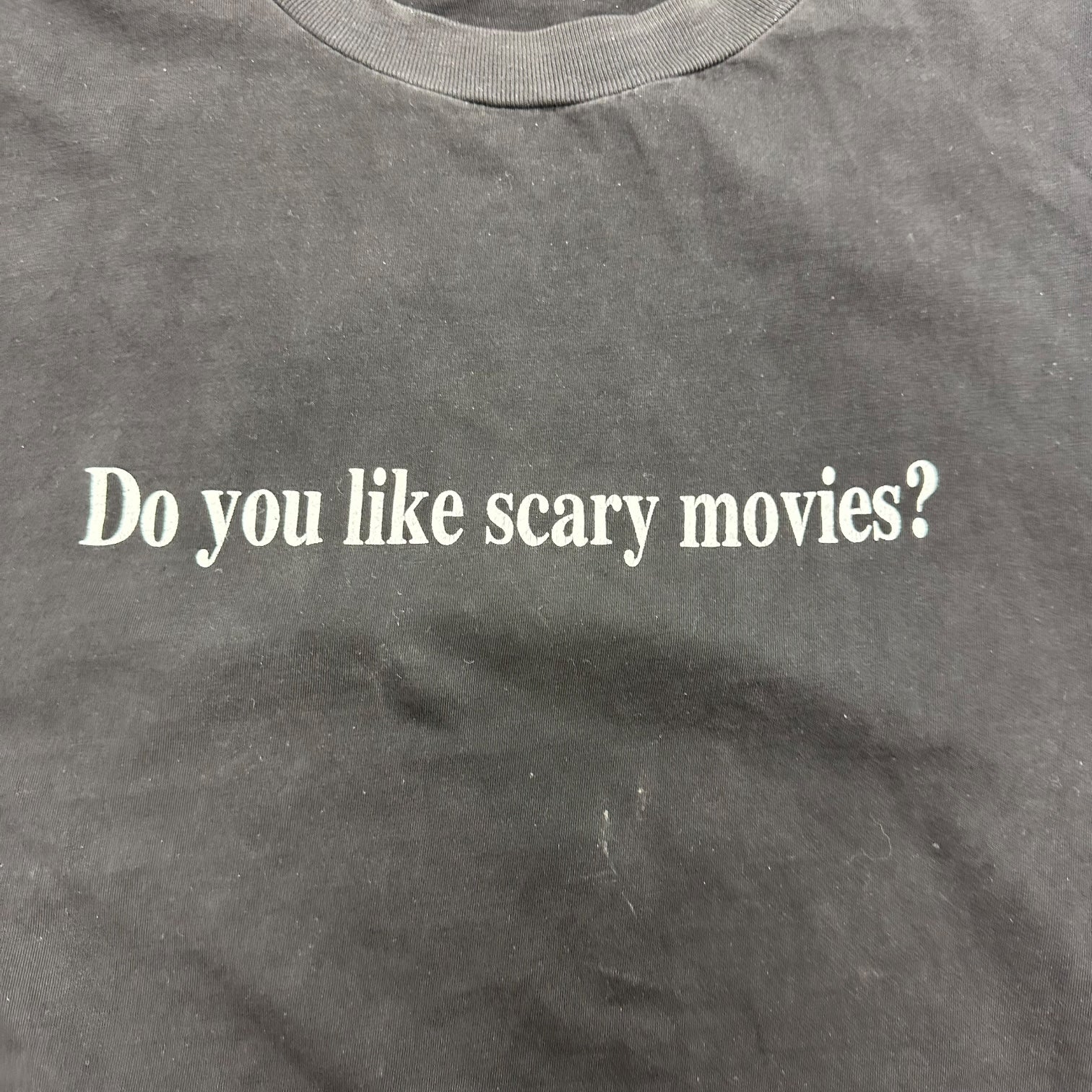 Vintage Scream ‘Do You Like Scary Movies?’ Tee Black