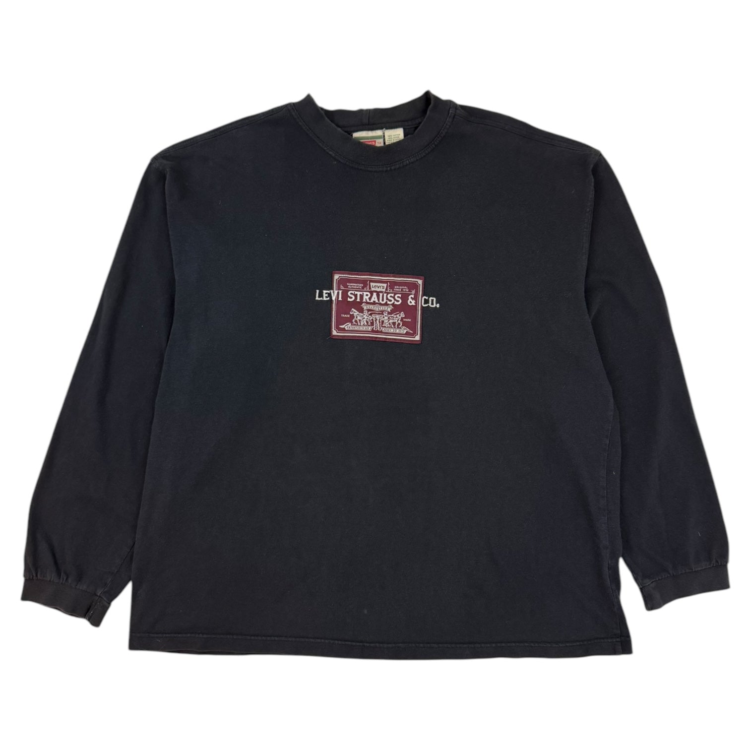 Vintage Levi’s Logo Long Sleeve Black